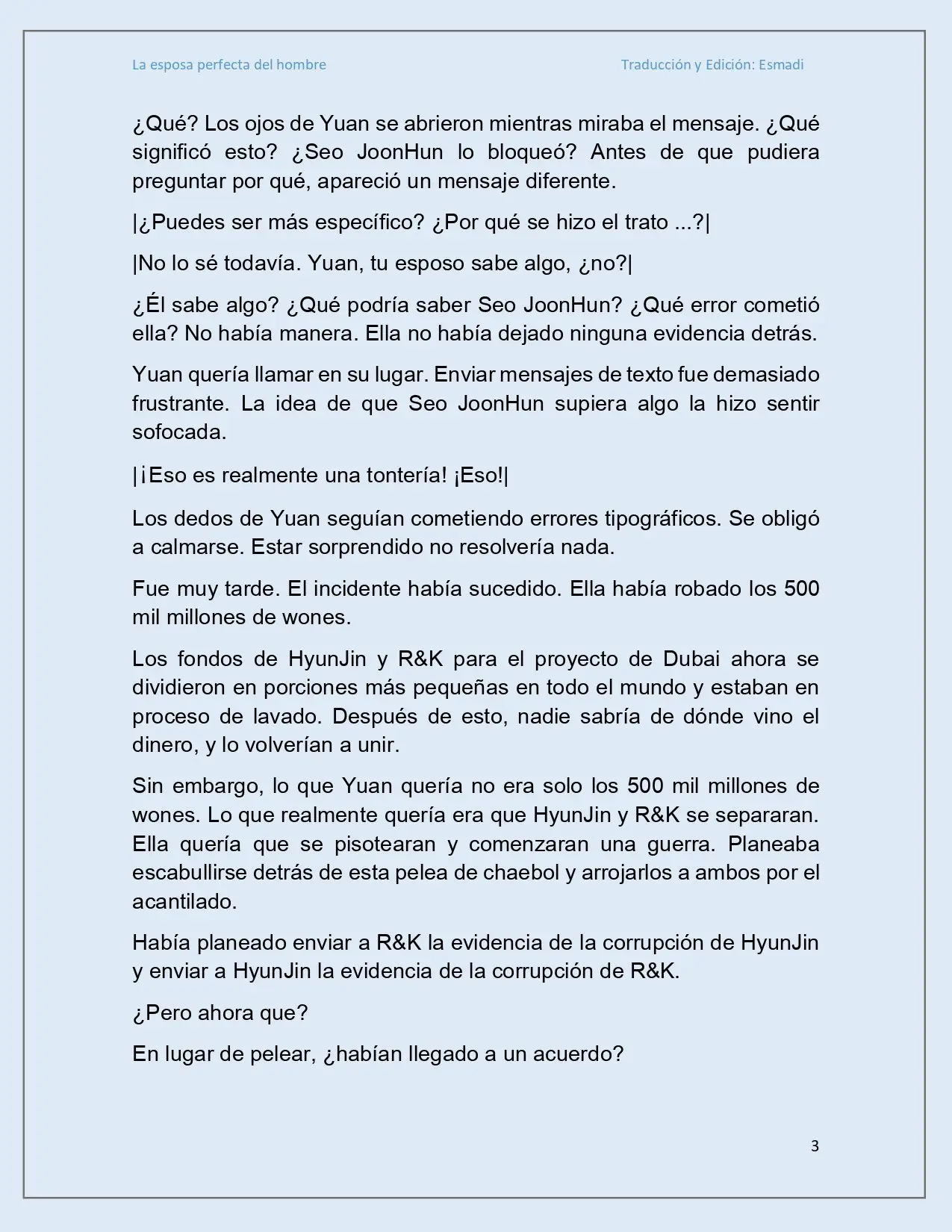 La esposa perfecta del hombre - Capítulo 11 - Página 3 - LectorTMOo