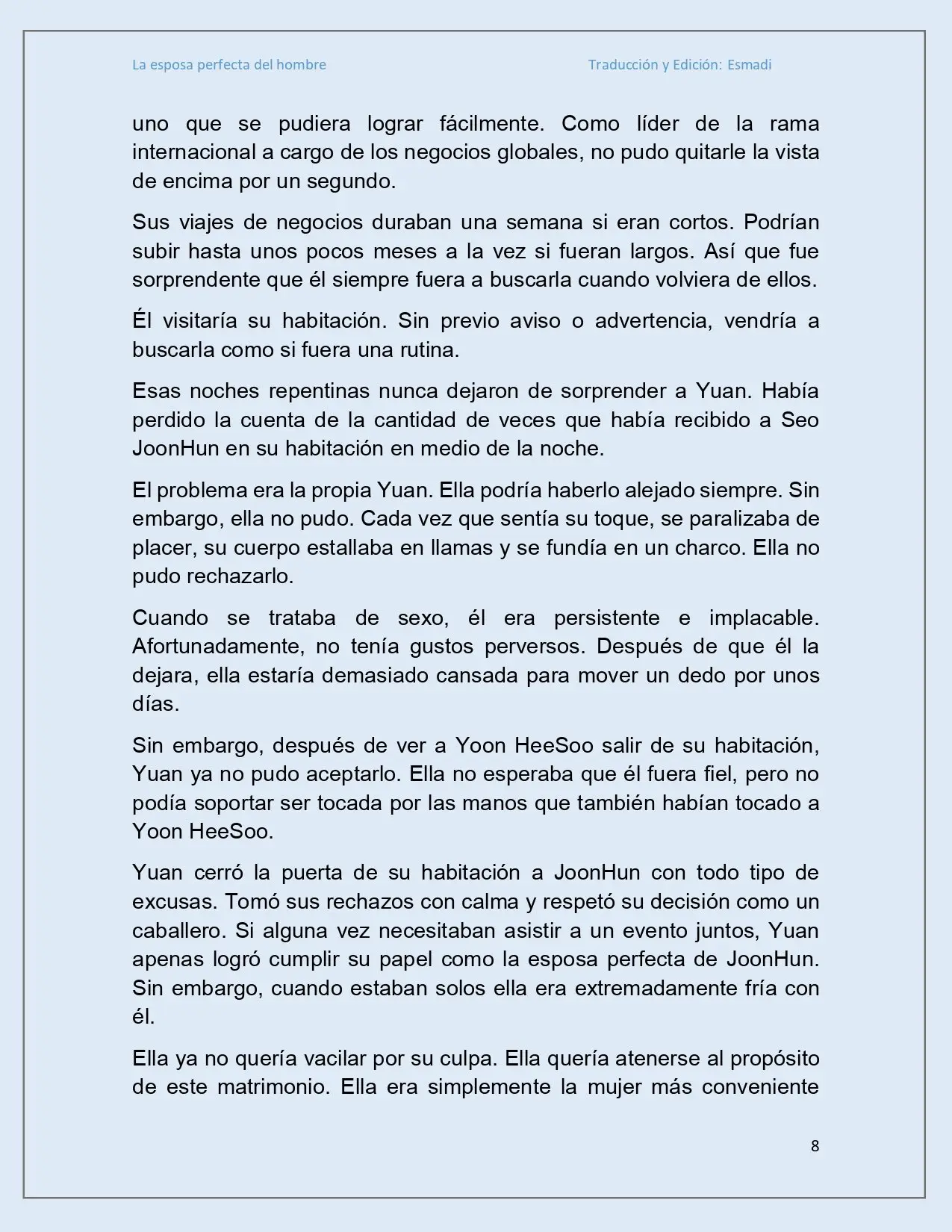 La esposa perfecta del hombre - Capítulo 12 - Página 8 - LectorTMOo