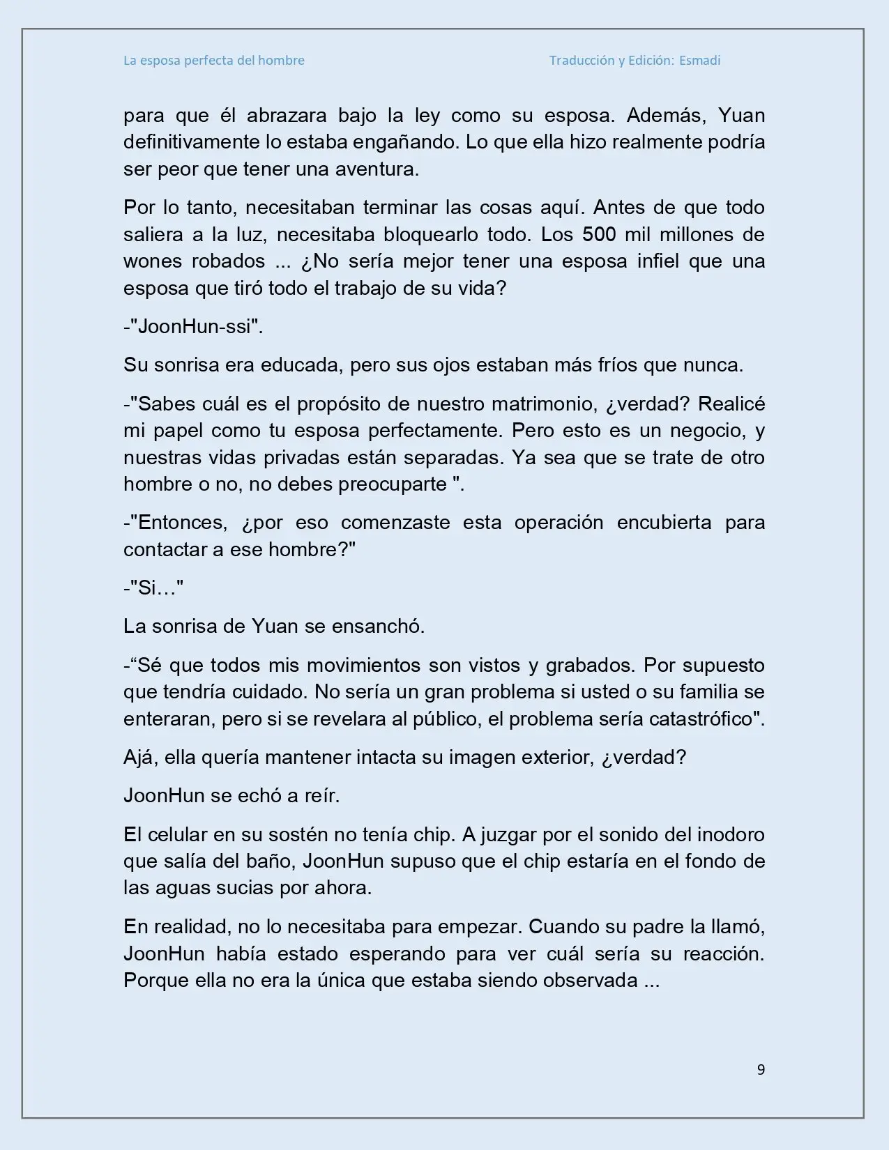 La esposa perfecta del hombre - Capítulo 12 - Página 9 - LectorTMOo