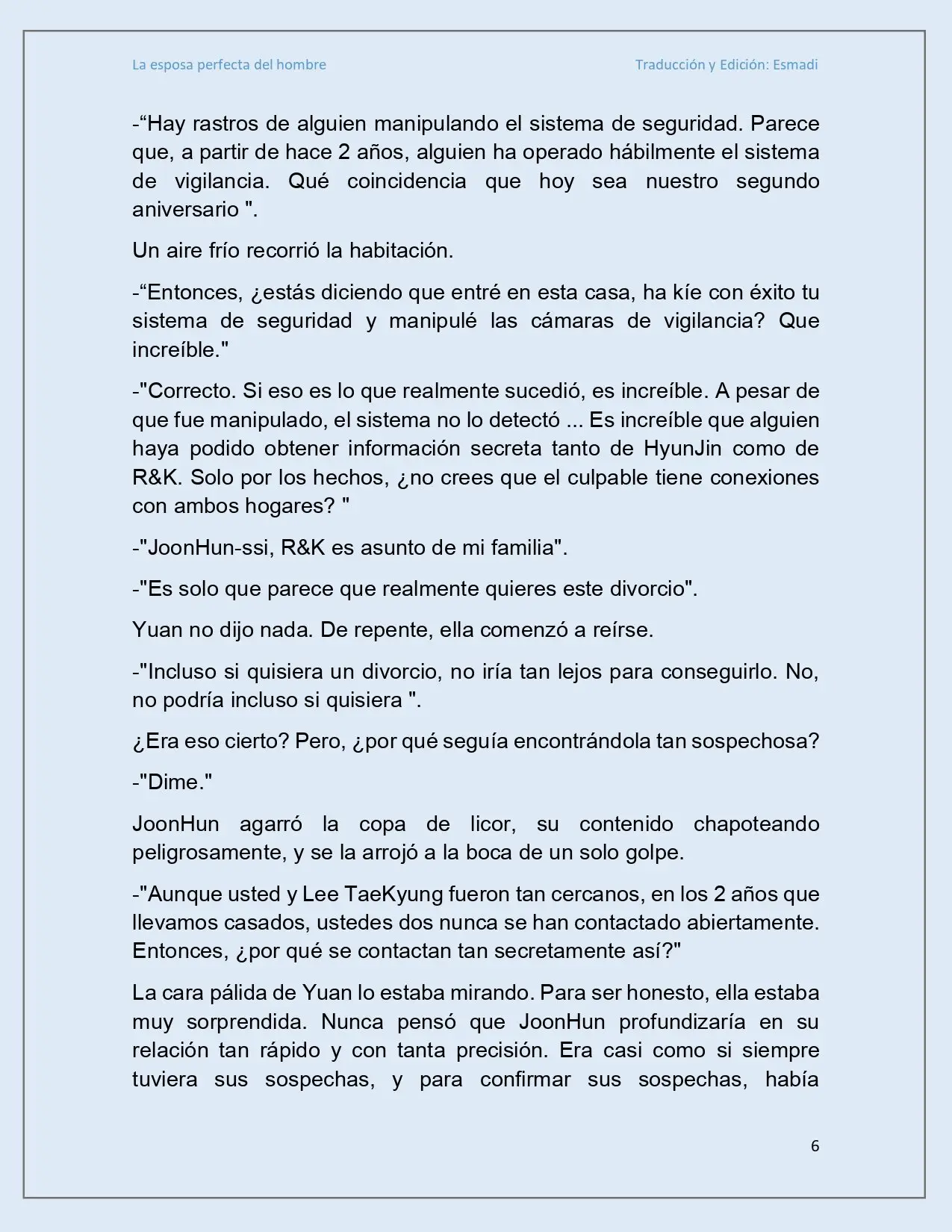 La esposa perfecta del hombre - Capítulo 13 - Página 6 - LectorTMOo