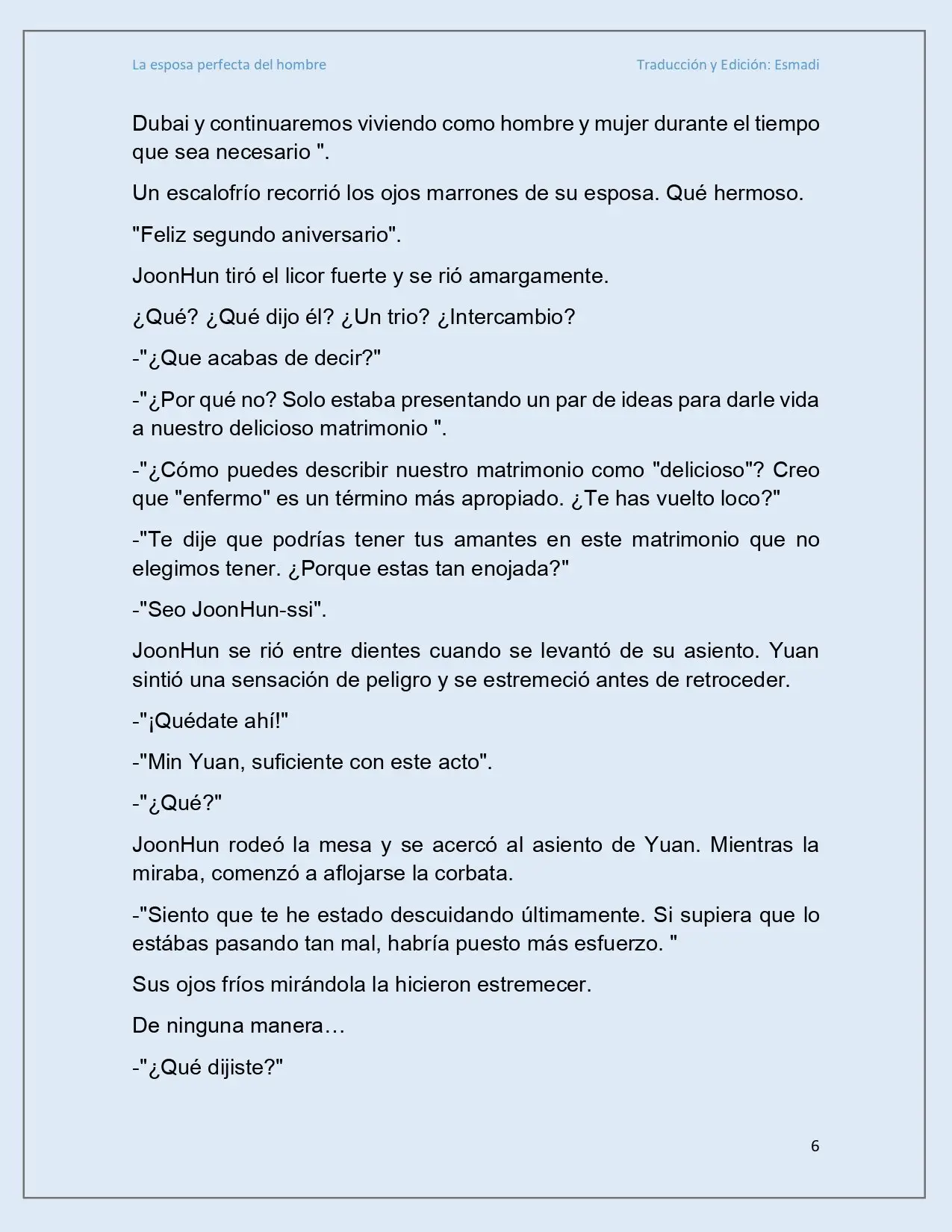 La esposa perfecta del hombre - Capítulo 14 - Página 6 - LectorTMOo