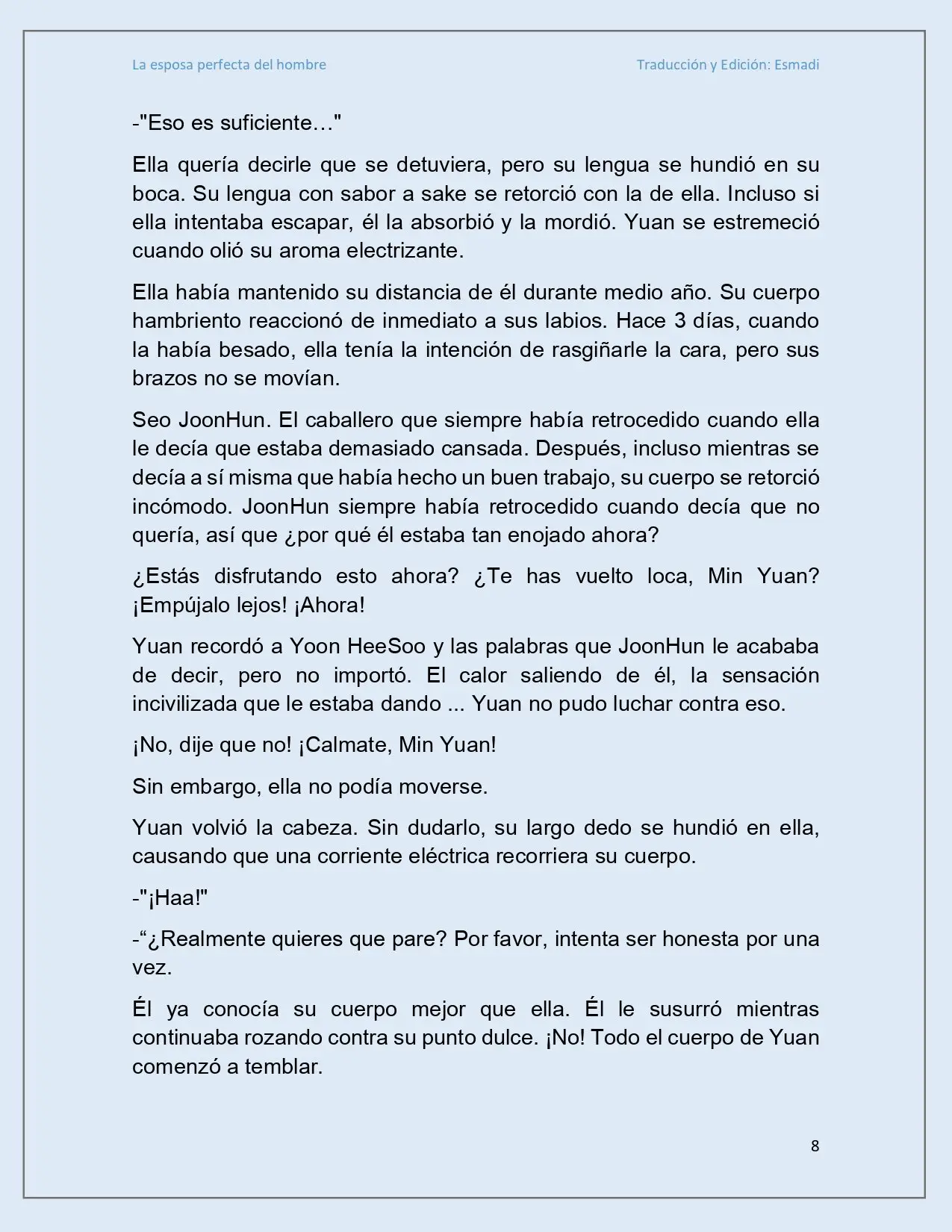 La esposa perfecta del hombre - Capítulo 14 - Página 8 - LectorTMOo