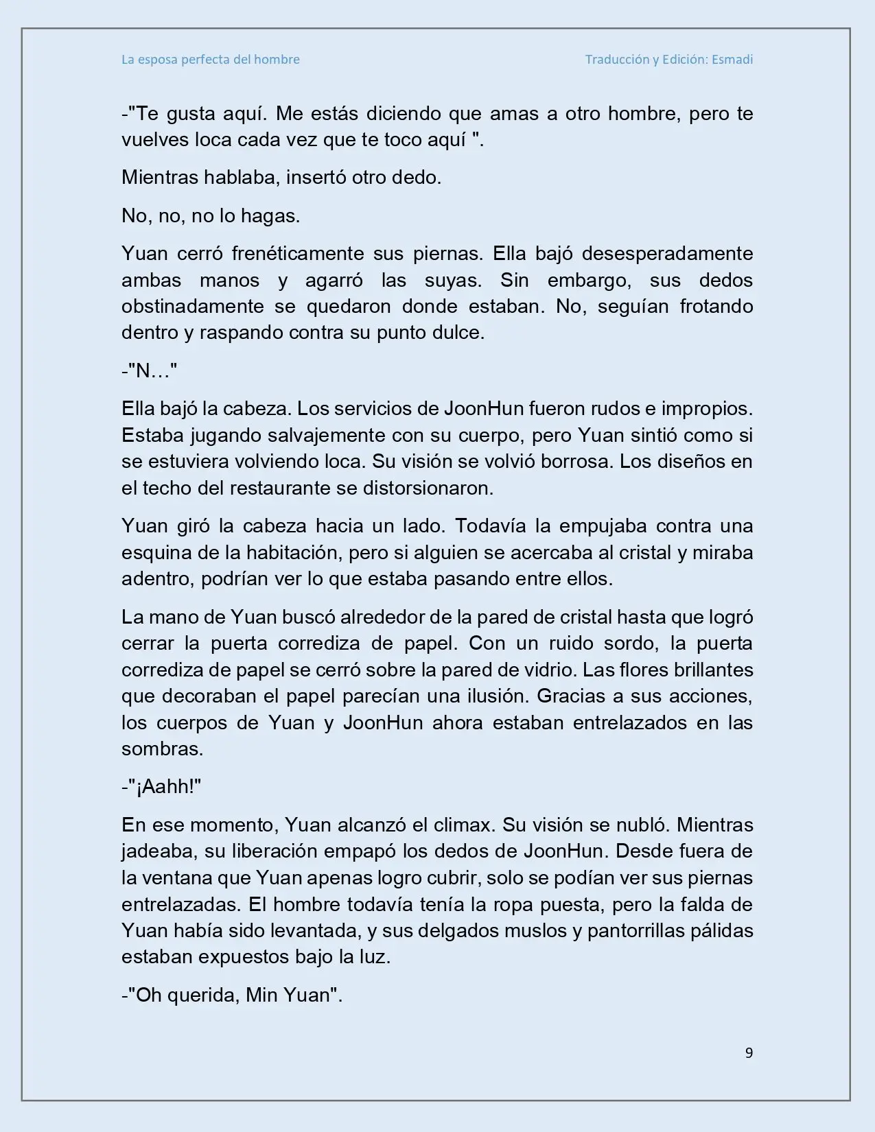 La esposa perfecta del hombre - Capítulo 14 - Página 9 - LectorTMOo