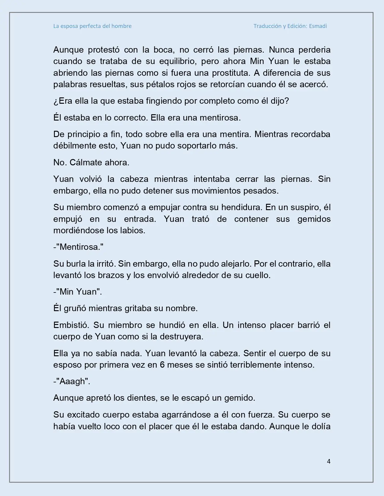 La esposa perfecta del hombre - Capítulo 15 - Página 4 - LectorTMOo