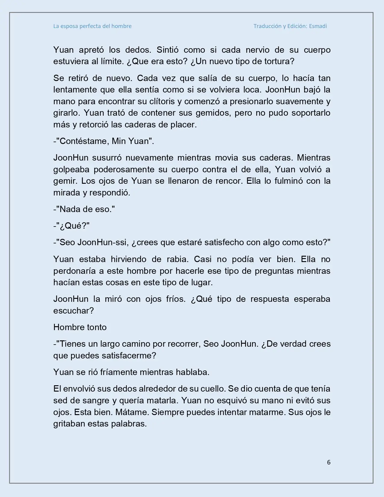 La esposa perfecta del hombre - Capítulo 15 - Página 6 - LectorTMOo