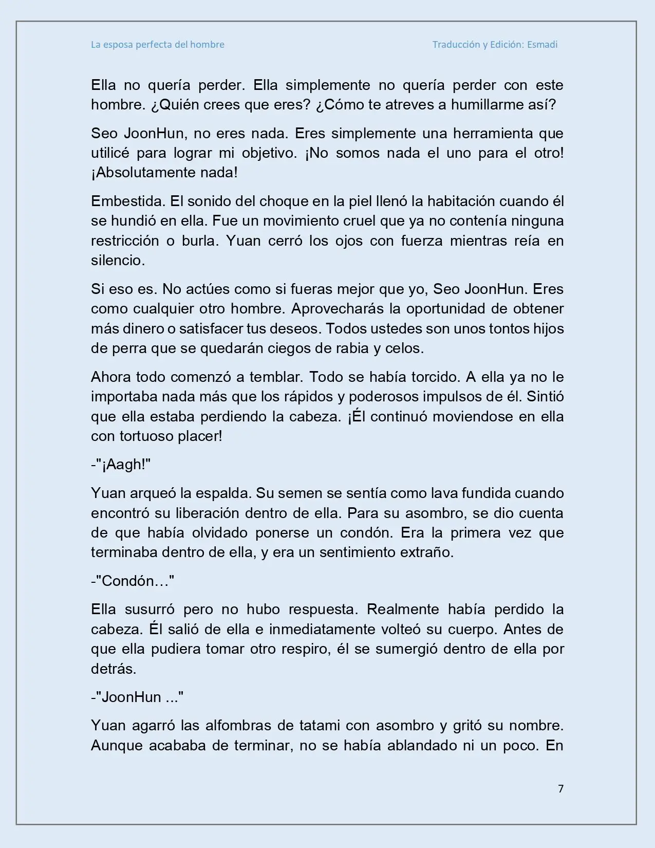 La esposa perfecta del hombre - Capítulo 15 - Página 7 - LectorTMOo