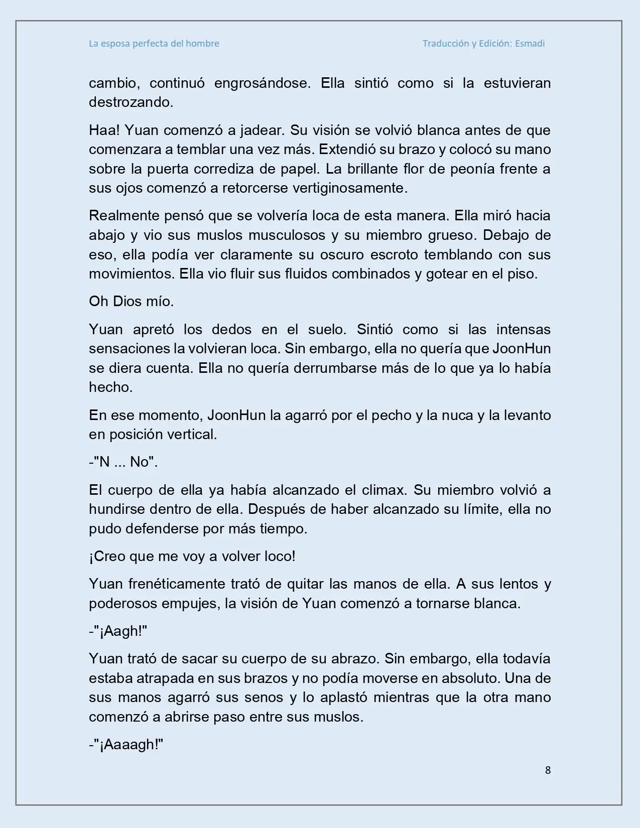 La esposa perfecta del hombre - Capítulo 15 - Página 8 - LectorTMOo