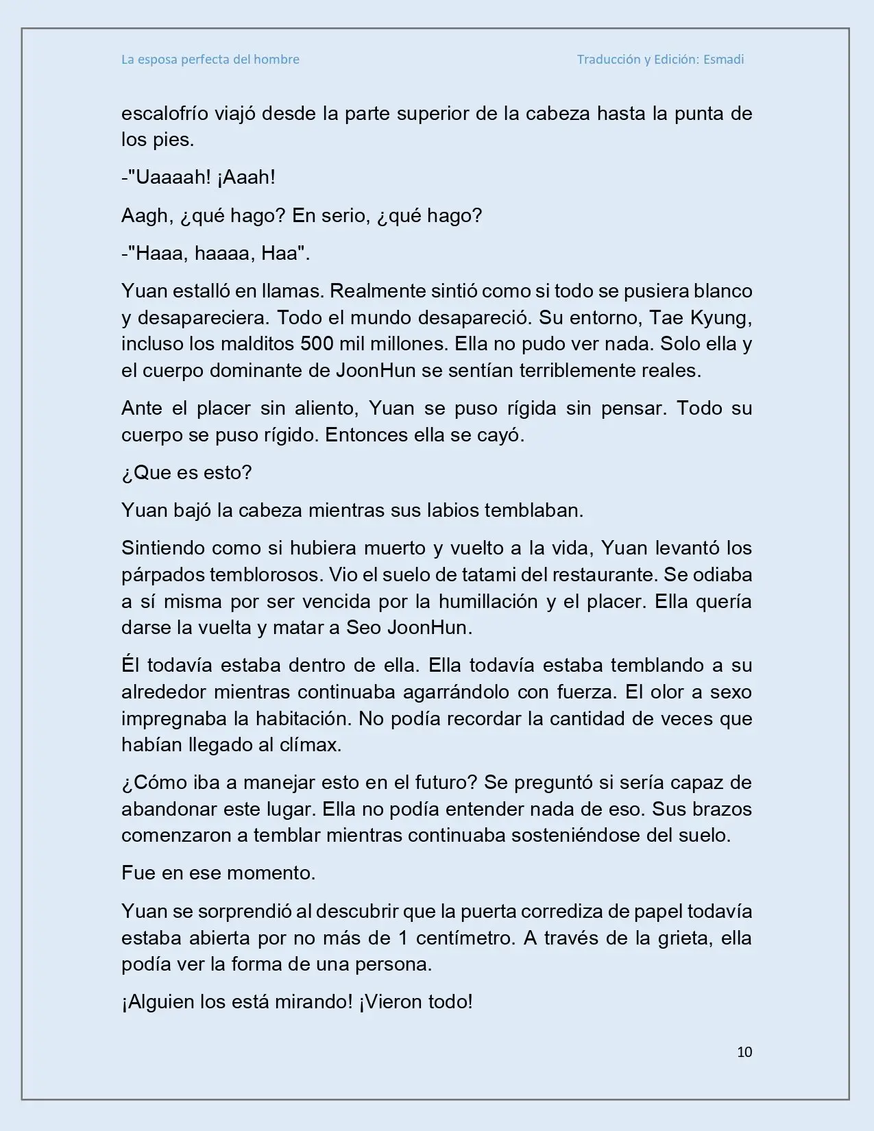 La esposa perfecta del hombre - Capítulo 15 - Página 10 - LectorTMOo
