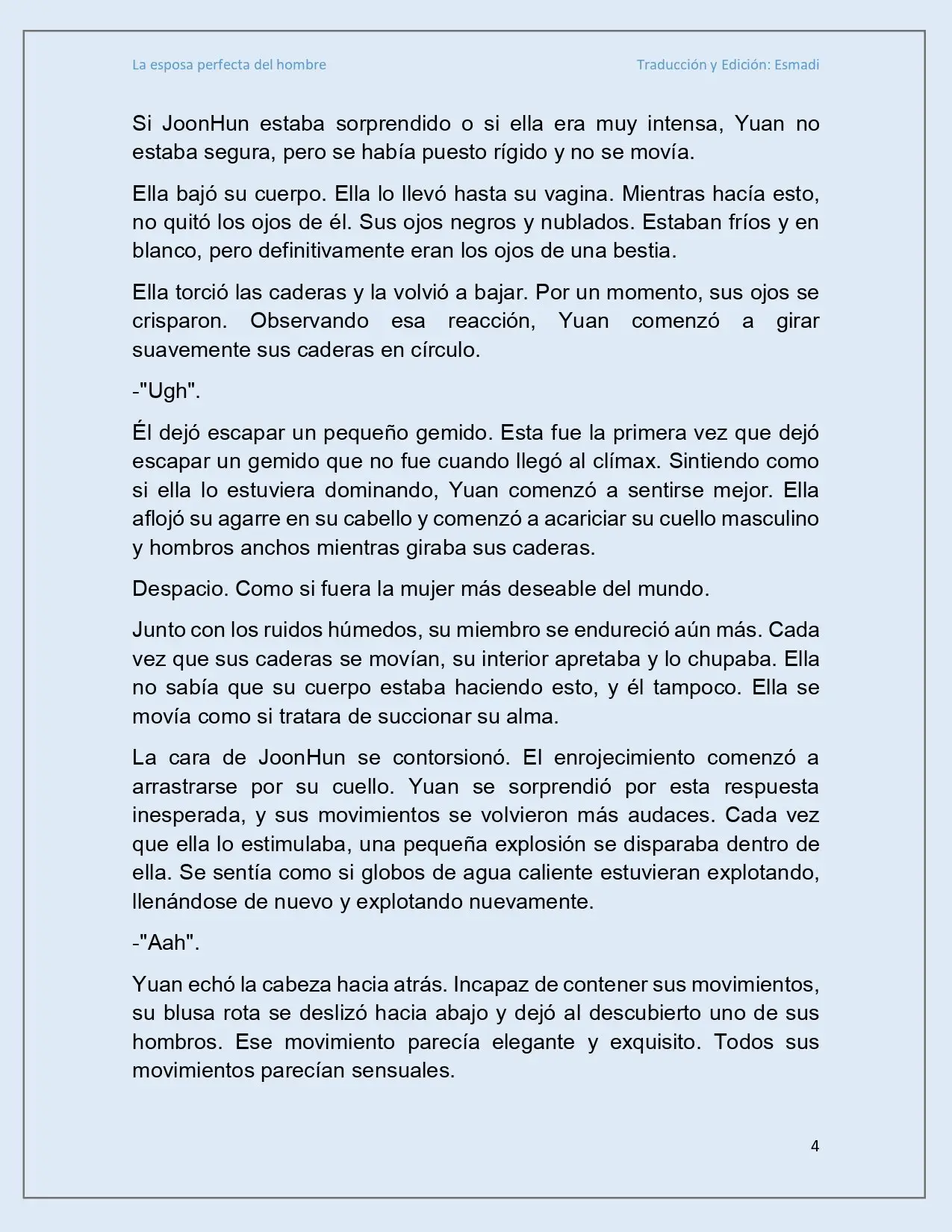 La esposa perfecta del hombre - Capítulo 16 - Página 4 - LectorTMOo