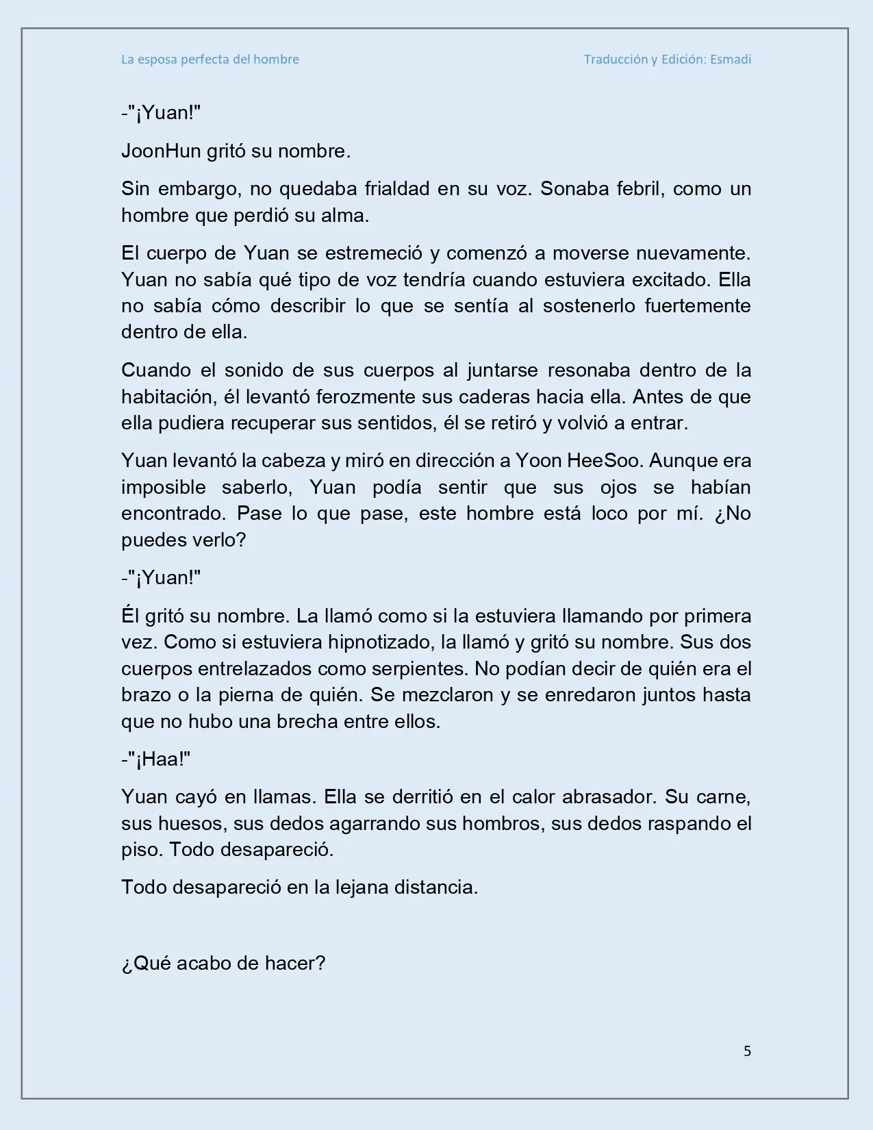 La esposa perfecta del hombre - Capítulo 16 - Página 5 - LectorTMOo