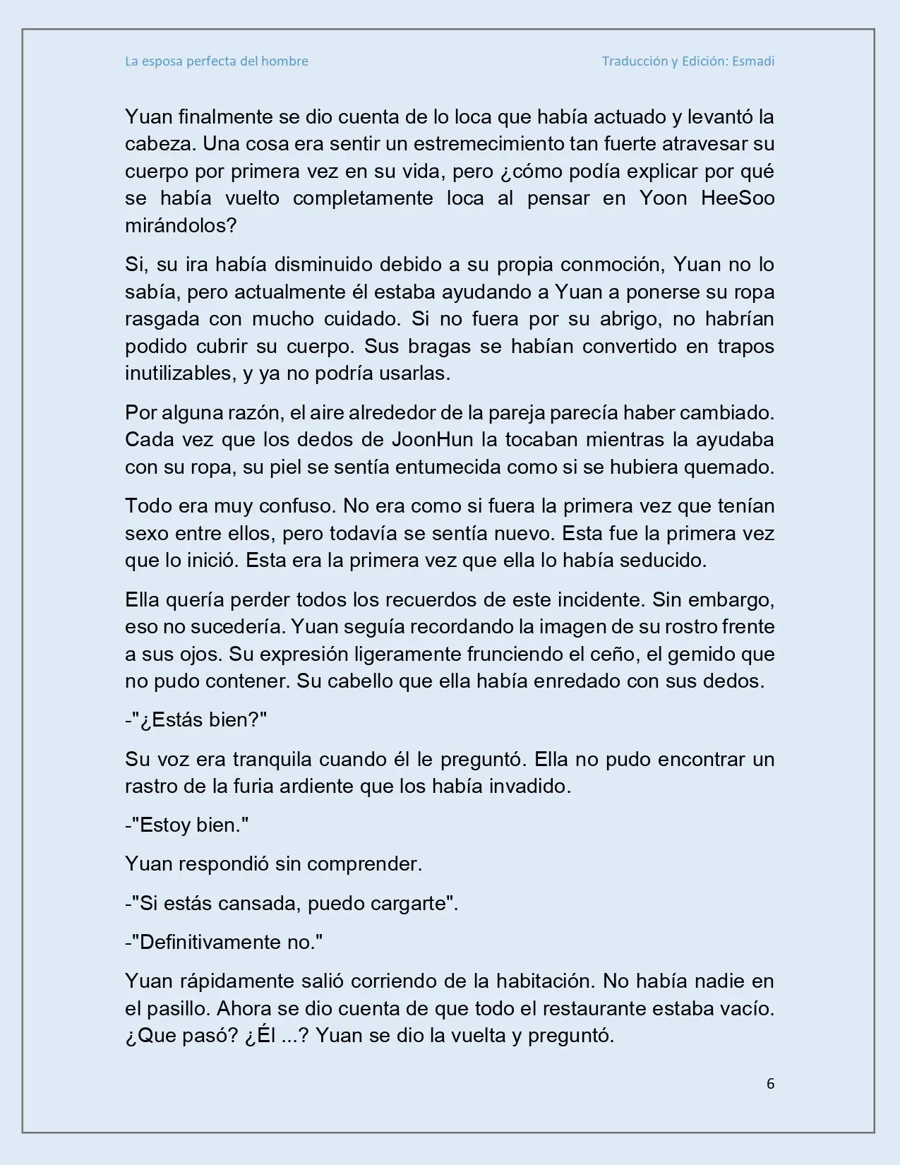 La esposa perfecta del hombre - Capítulo 16 - Página 6 - LectorTMOo