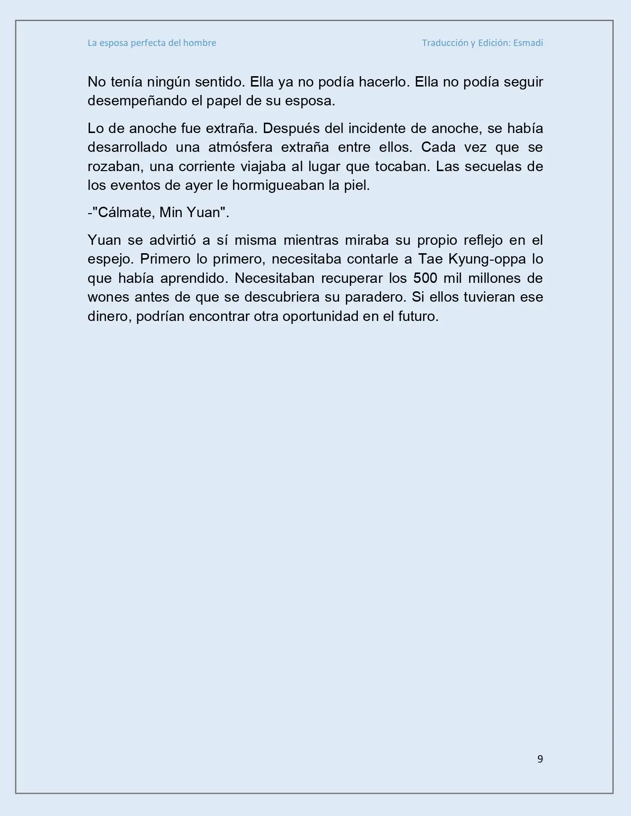 La esposa perfecta del hombre - Capítulo 16 - Página 9 - LectorTMOo