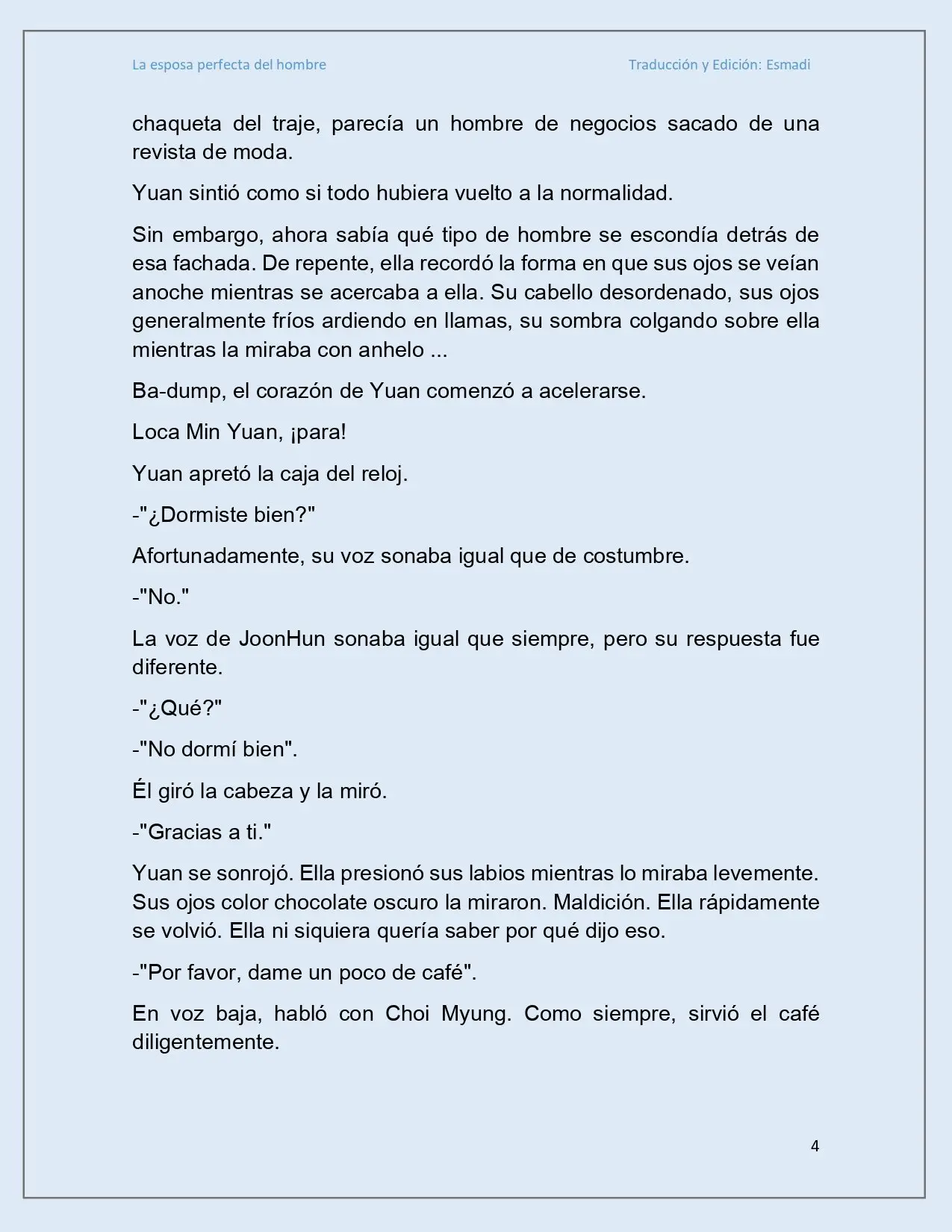La esposa perfecta del hombre - Capítulo 17 - Página 4 - LectorTMOo