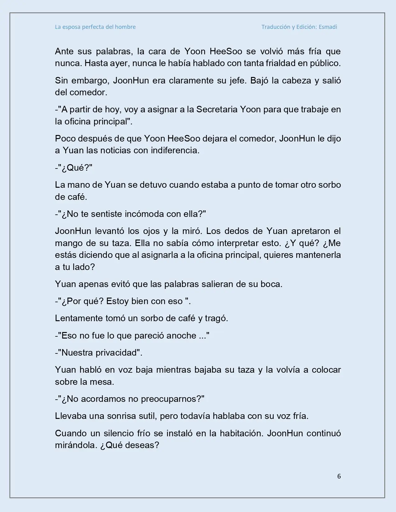 La esposa perfecta del hombre - Capítulo 17 - Página 6 - LectorTMOo