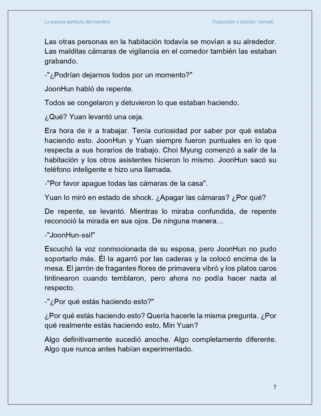 La esposa perfecta del hombre - Capítulo 17 - Página 7 - LectorTMOo