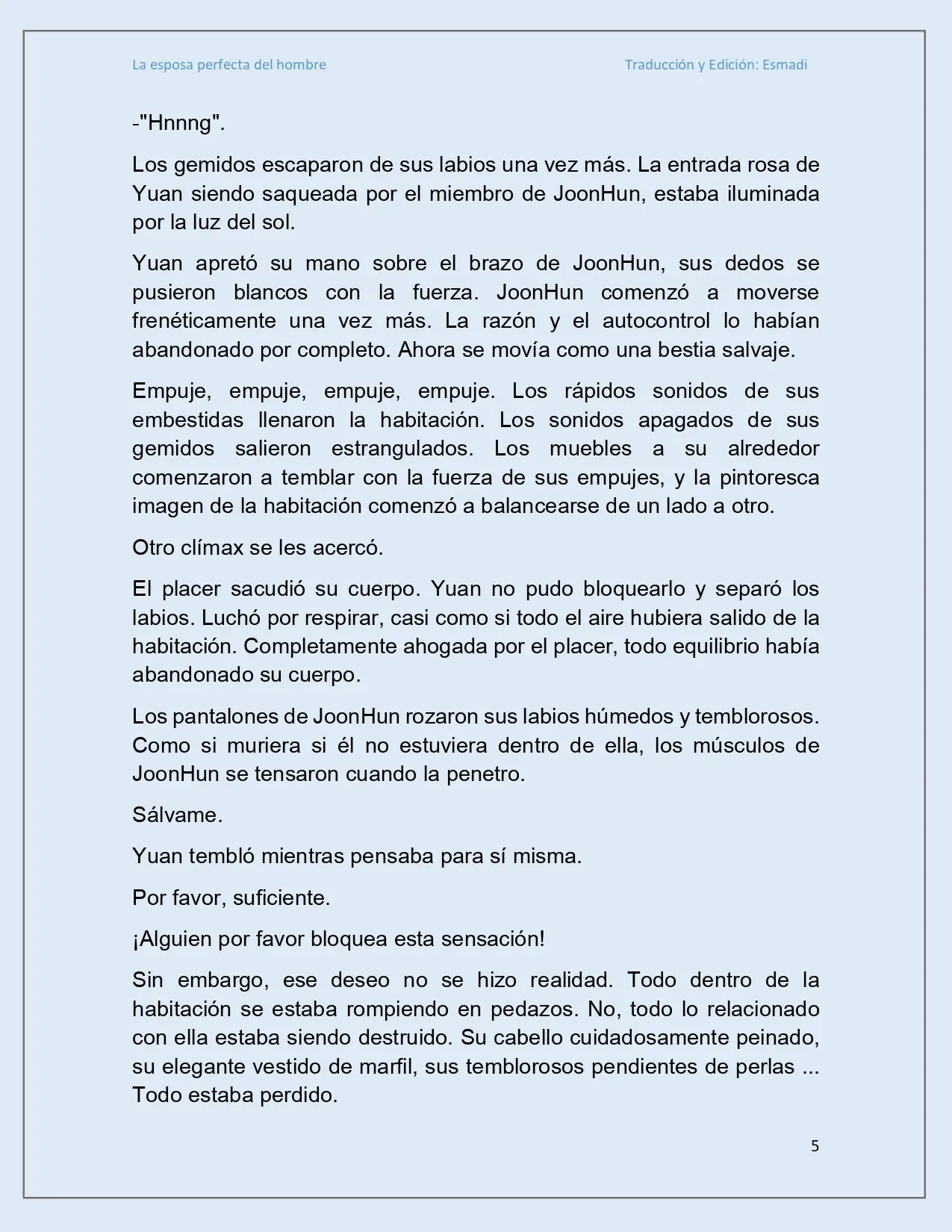 La esposa perfecta del hombre - Capítulo 18 - Página 5 - LectorTMOo