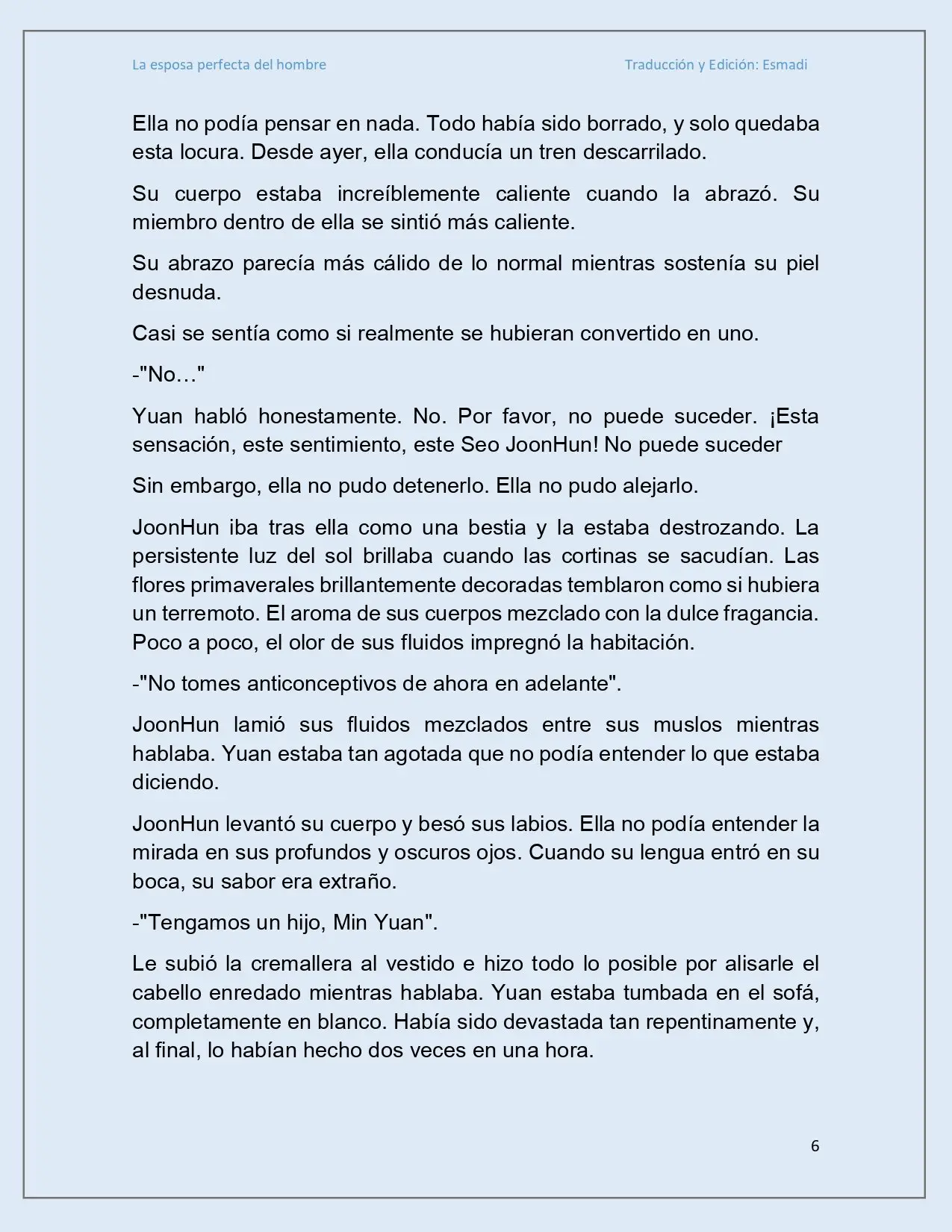 La esposa perfecta del hombre - Capítulo 18 - Página 6 - LectorTMOo