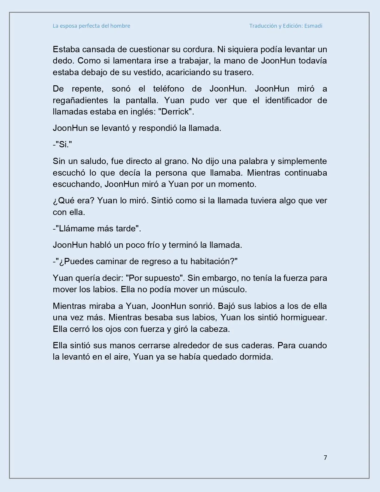La esposa perfecta del hombre - Capítulo 18 - Página 7 - LectorTMOo