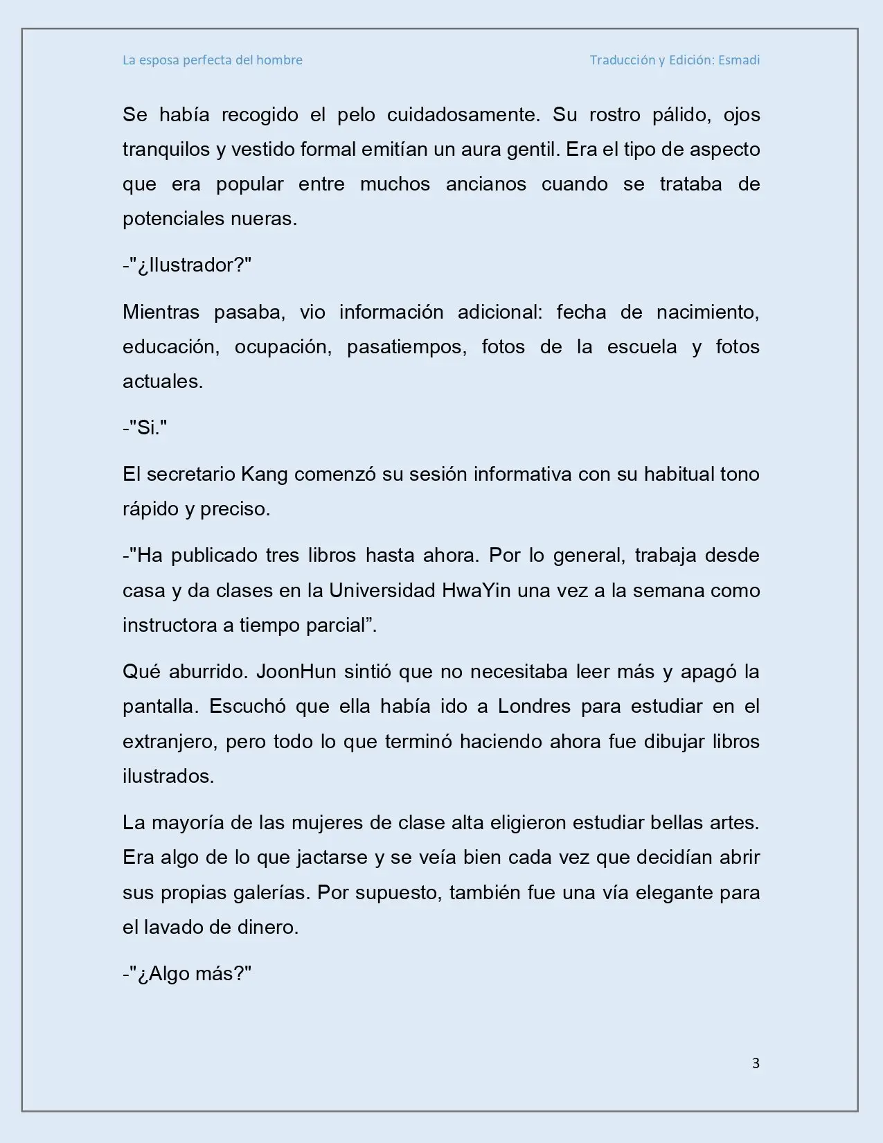 La esposa perfecta del hombre - Capítulo 2 - Página 3 - LectorTMOo