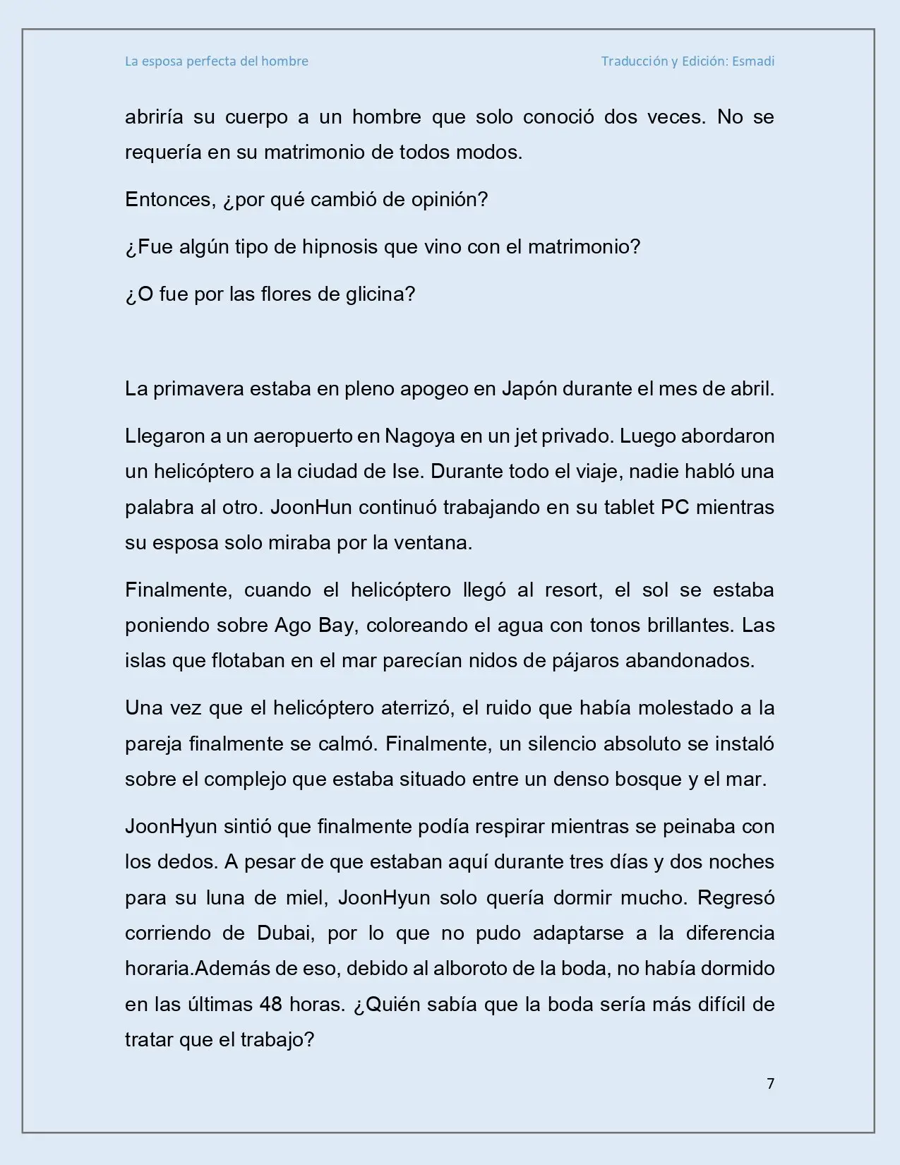 La esposa perfecta del hombre - Capítulo 2 - Página 9 - LectorTMOo