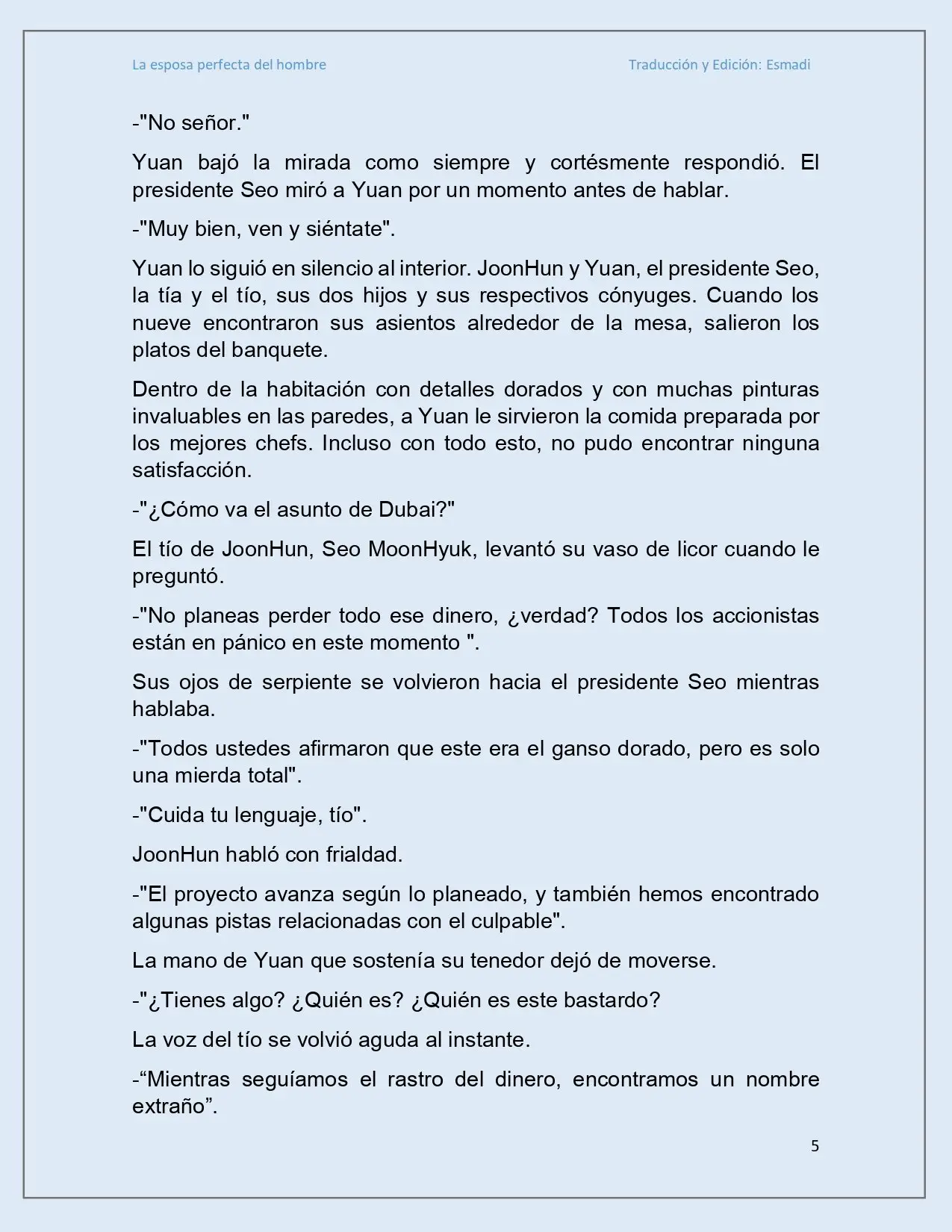 La esposa perfecta del hombre - Capítulo 20 - Página 5 - LectorTMOo