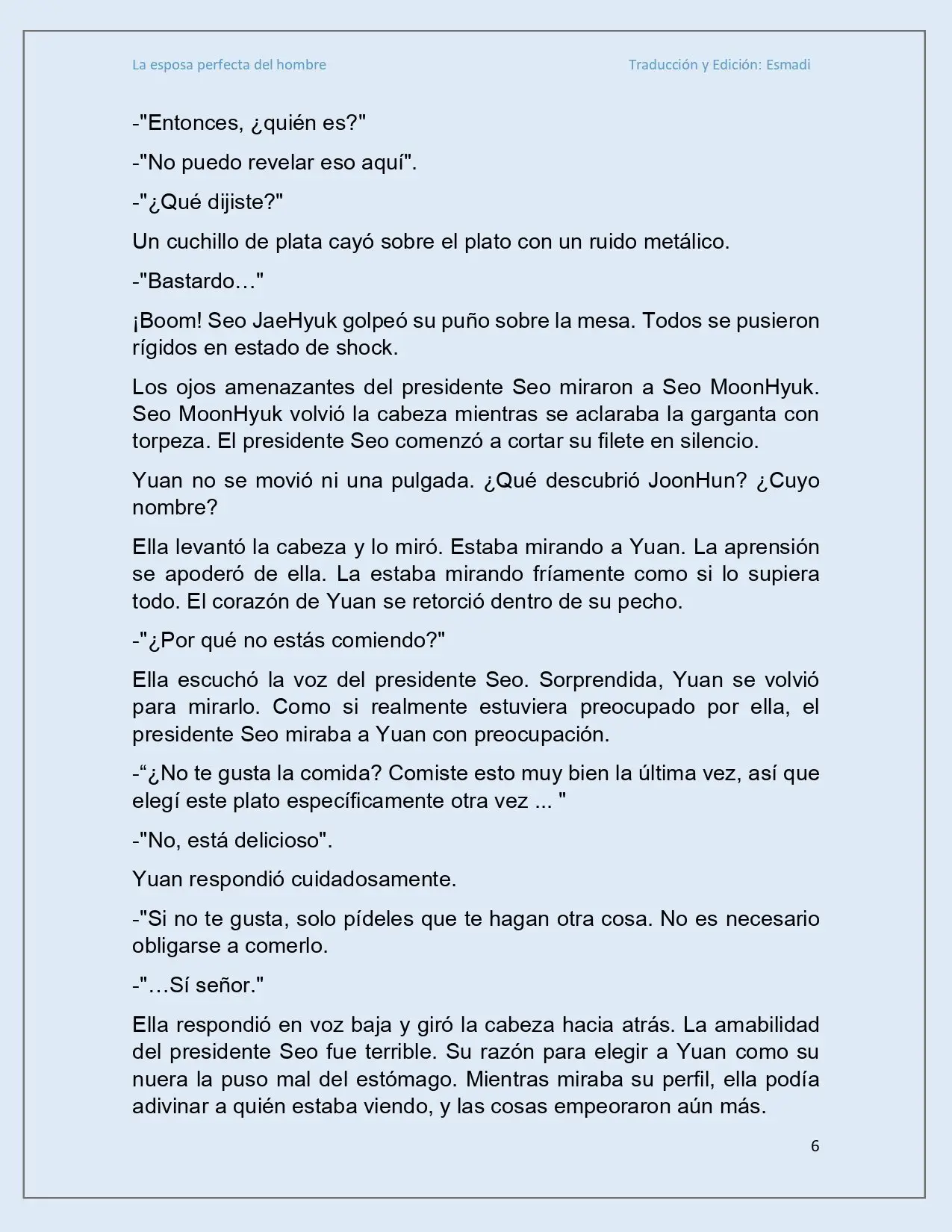 La esposa perfecta del hombre - Capítulo 20 - Página 6 - LectorTMOo