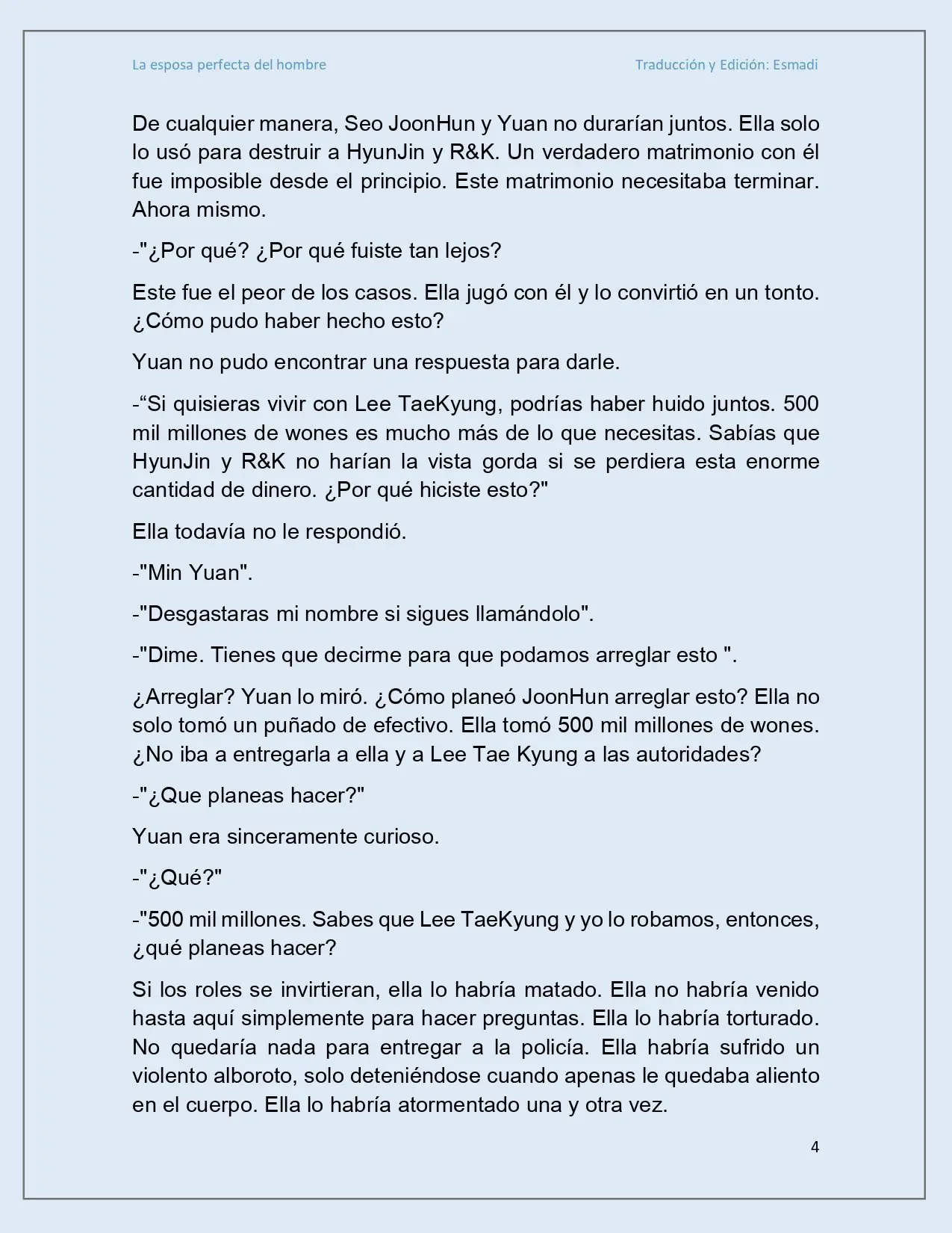 La esposa perfecta del hombre - Capítulo 21 - Página 4 - LectorTMOo
