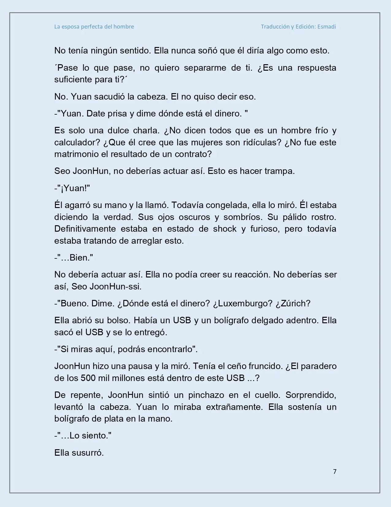 La esposa perfecta del hombre - Capítulo 21 - Página 7 - LectorTMOo