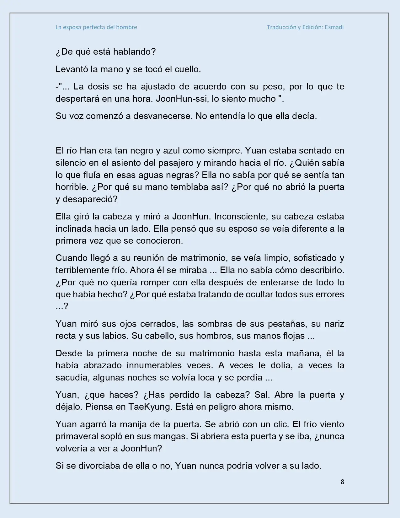 La esposa perfecta del hombre - Capítulo 21 - Página 8 - LectorTMOo
