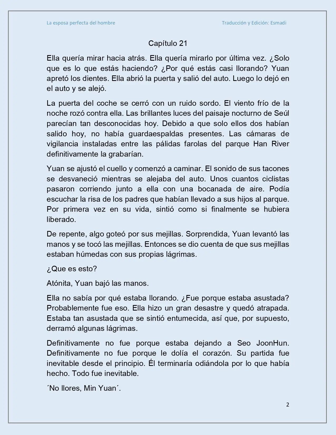 La esposa perfecta del hombre - Capítulo 22 - Página 4 - LectorTMOo