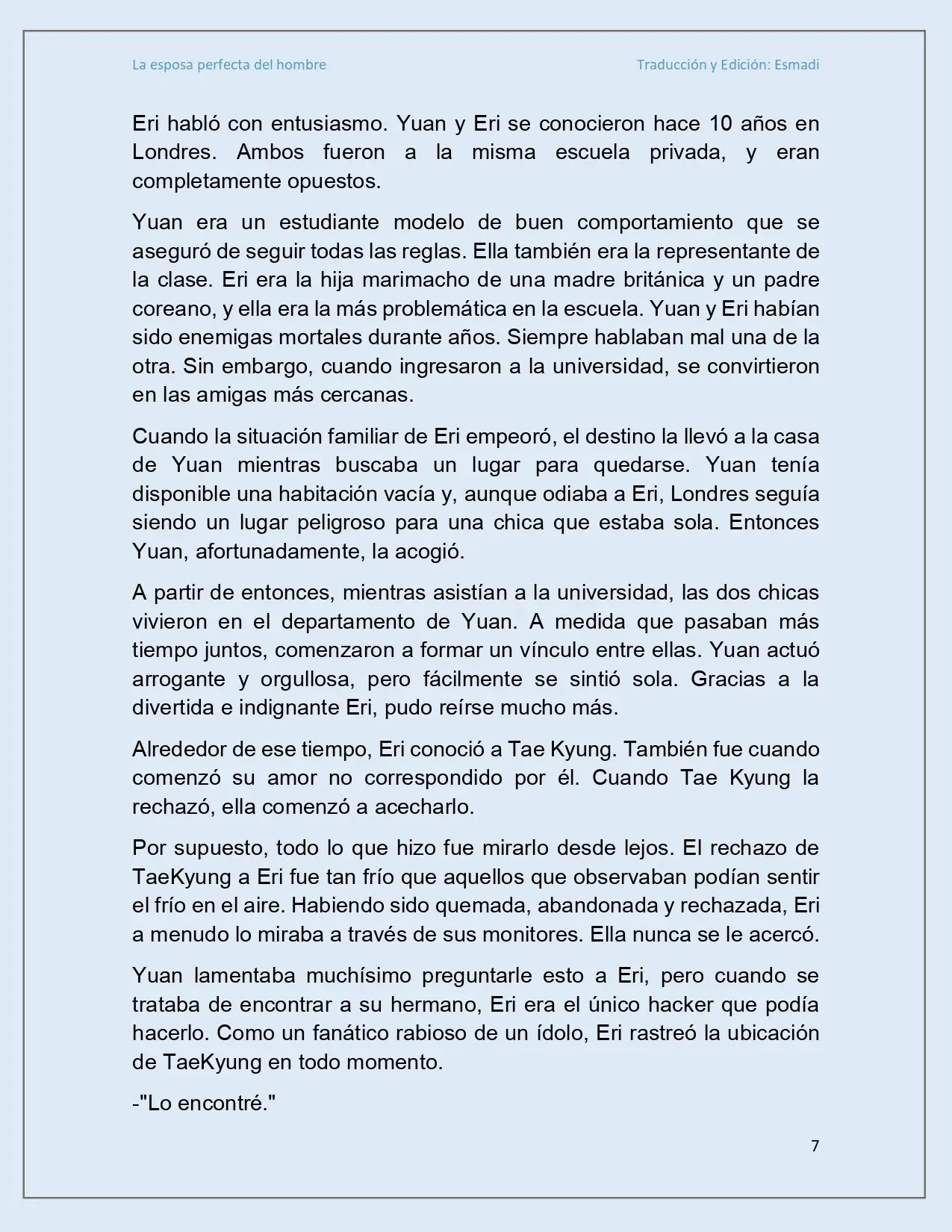 La esposa perfecta del hombre - Capítulo 23 - Página 7 - LectorTMOo
