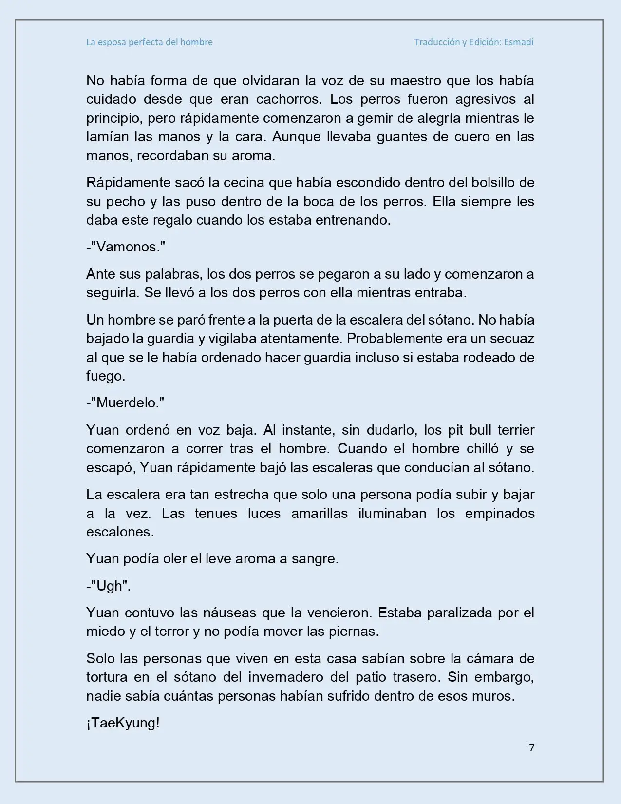 La esposa perfecta del hombre - Capítulo 24 - Página 7 - LectorTMOo