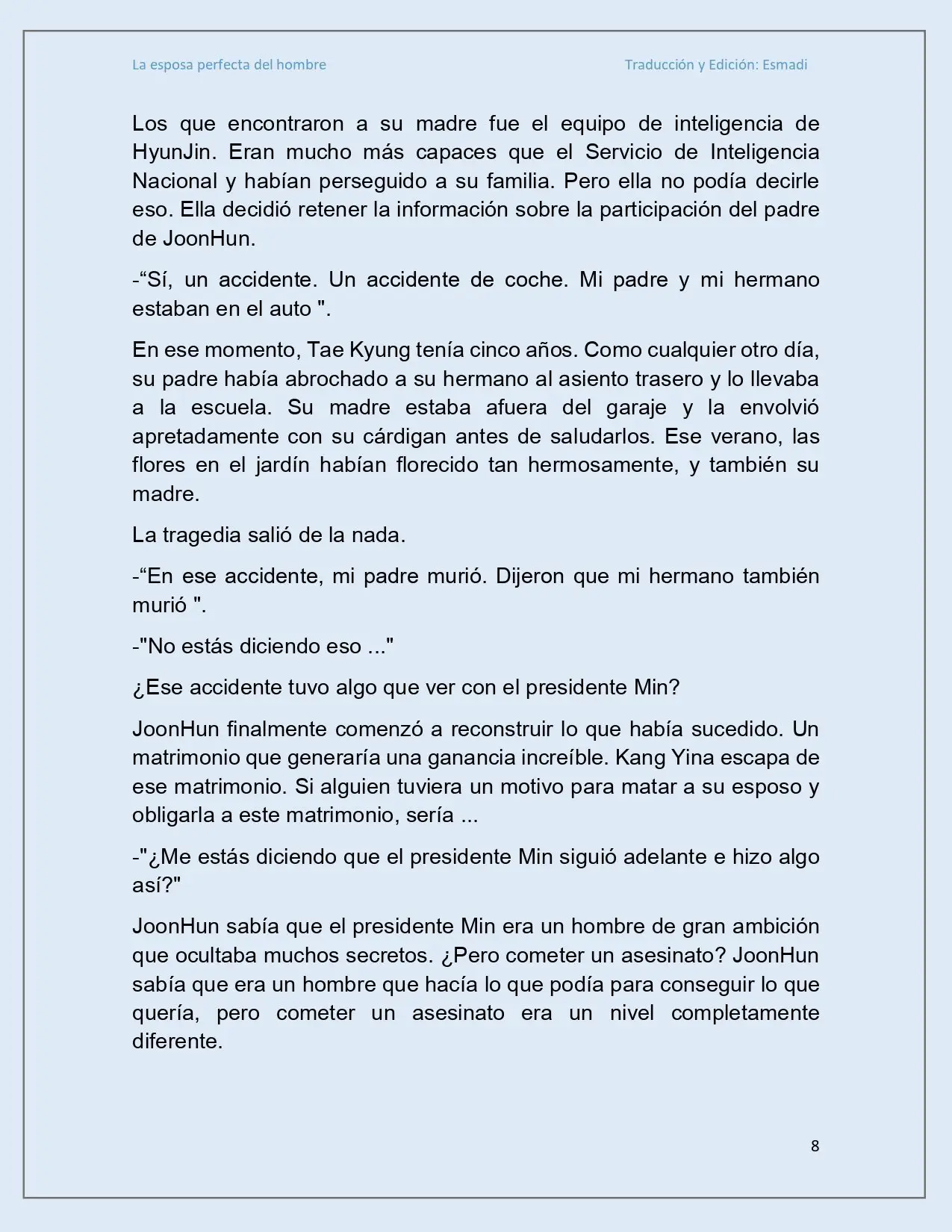 La esposa perfecta del hombre - Capítulo 25 - Página 8 - LectorTMOo