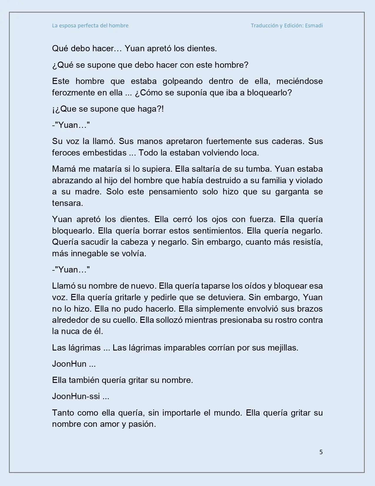 La esposa perfecta del hombre - Capítulo 26 - Página 5 - LectorTMOo