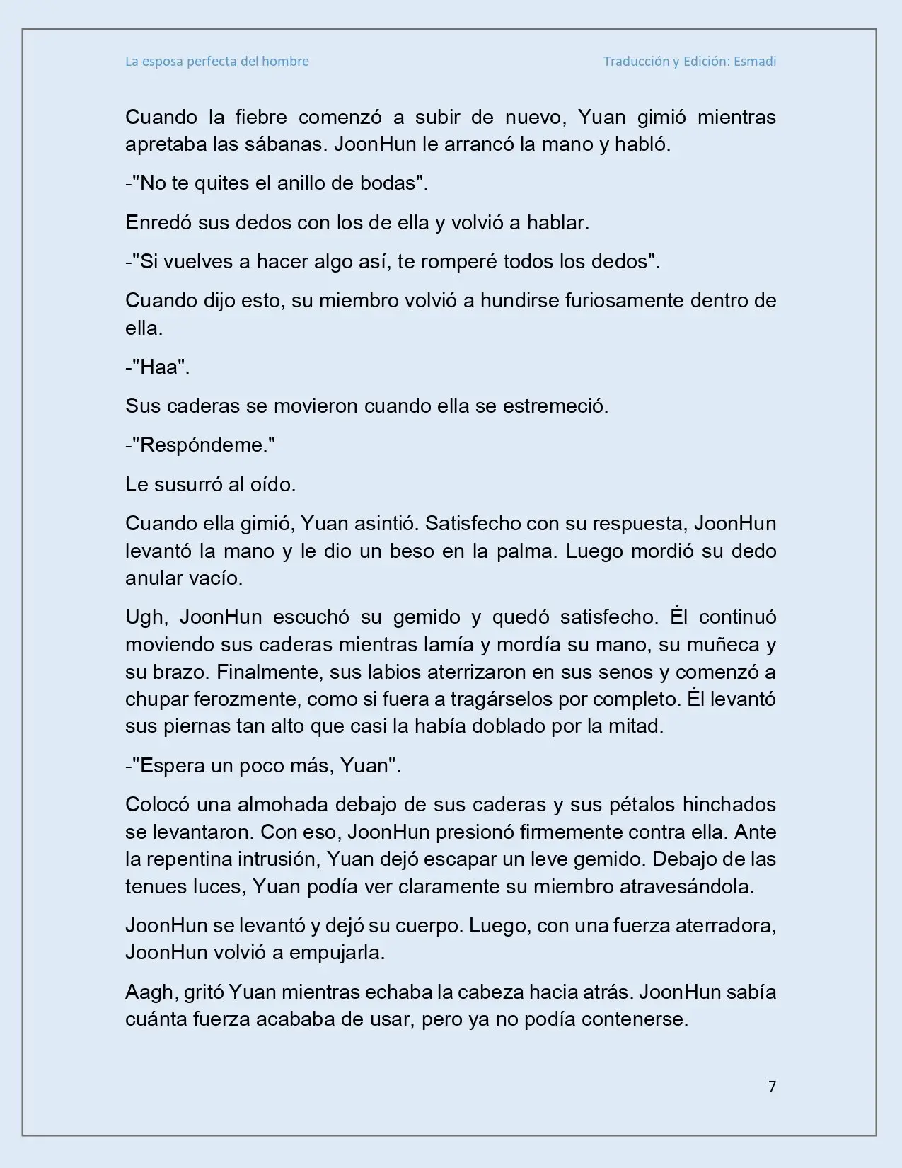 La esposa perfecta del hombre - Capítulo 26 - Página 7 - LectorTMOo