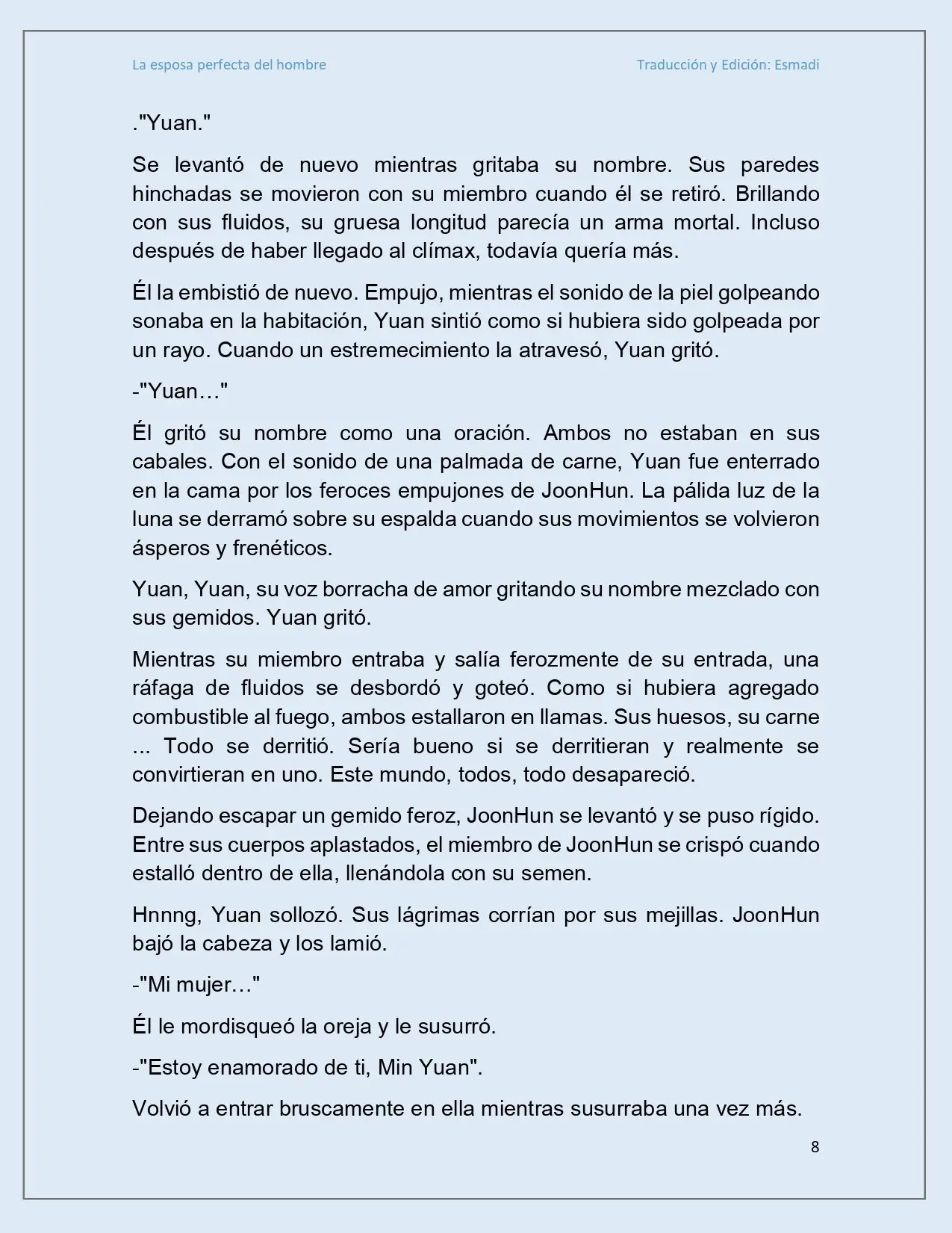 La esposa perfecta del hombre - Capítulo 26 - Página 8 - LectorTMOo