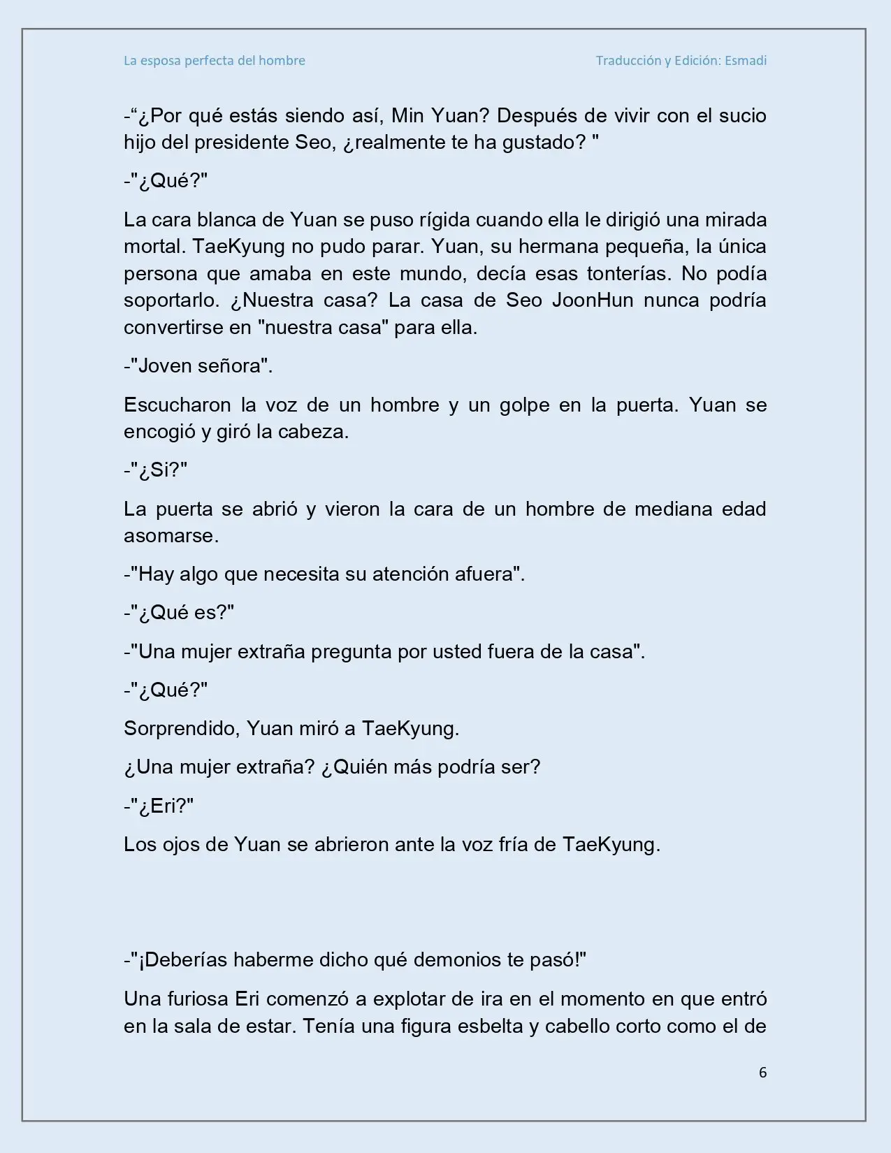 La esposa perfecta del hombre - Capítulo 27 - Página 6 - LectorTMOo