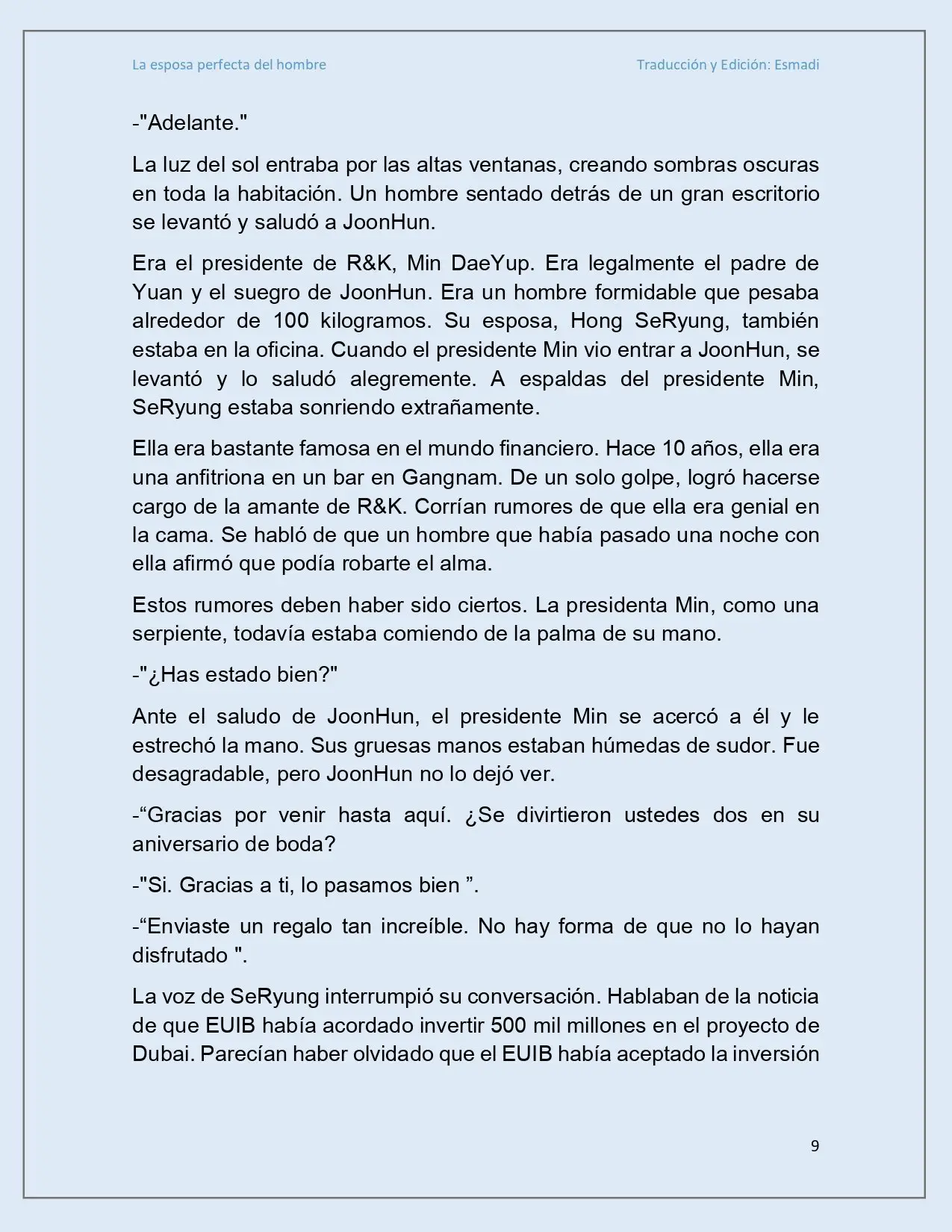 La esposa perfecta del hombre - Capítulo 27 - Página 9 - LectorTMOo