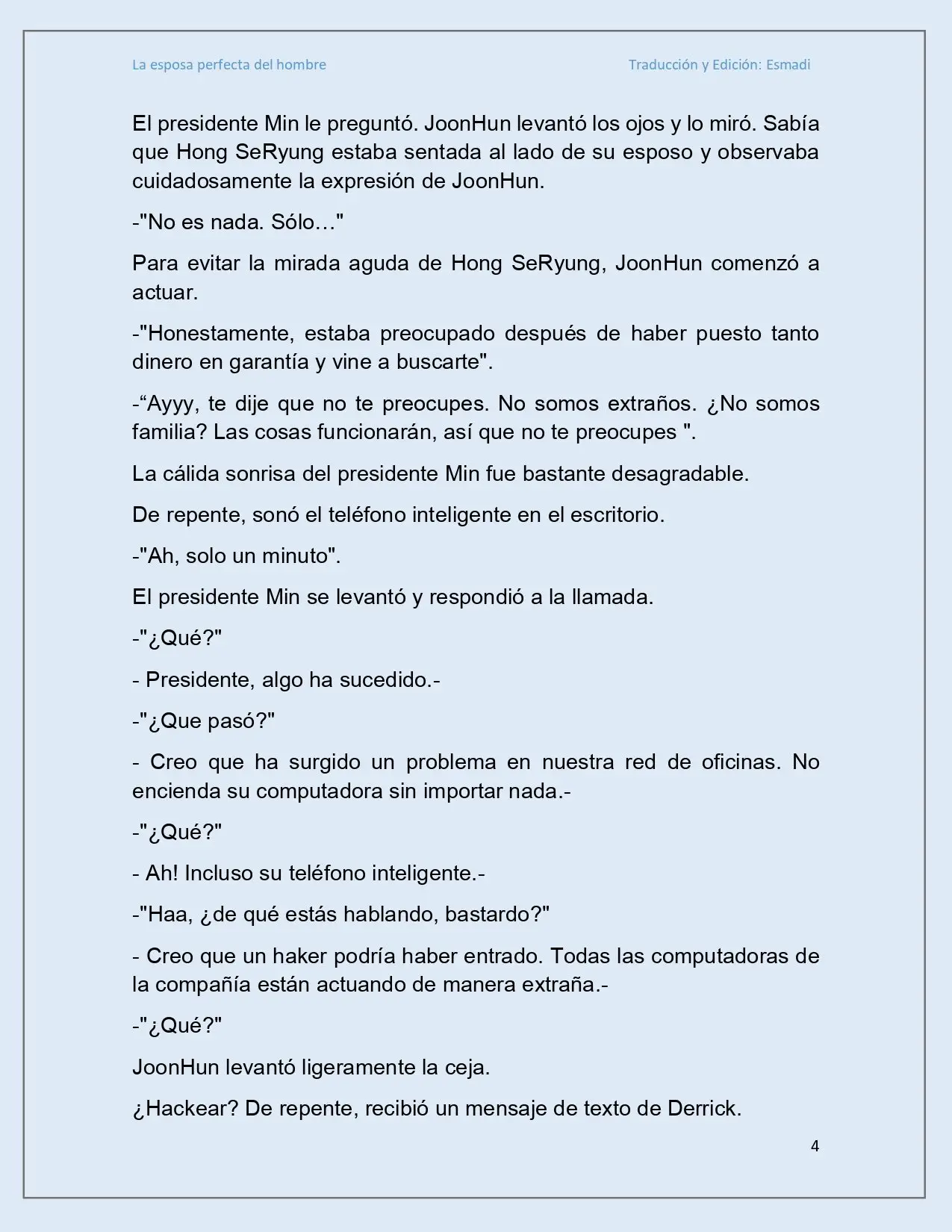 La esposa perfecta del hombre - Capítulo 28 - Página 4 - LectorTMOo