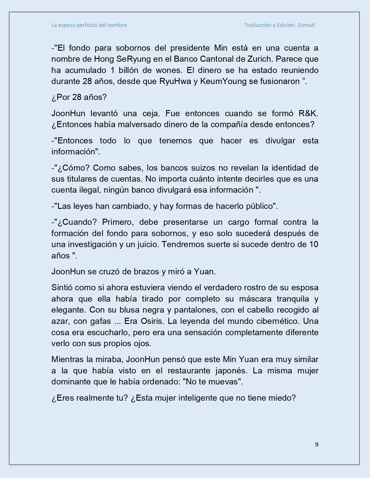 La esposa perfecta del hombre - Capítulo 28 - Página 9 - LectorTMOo