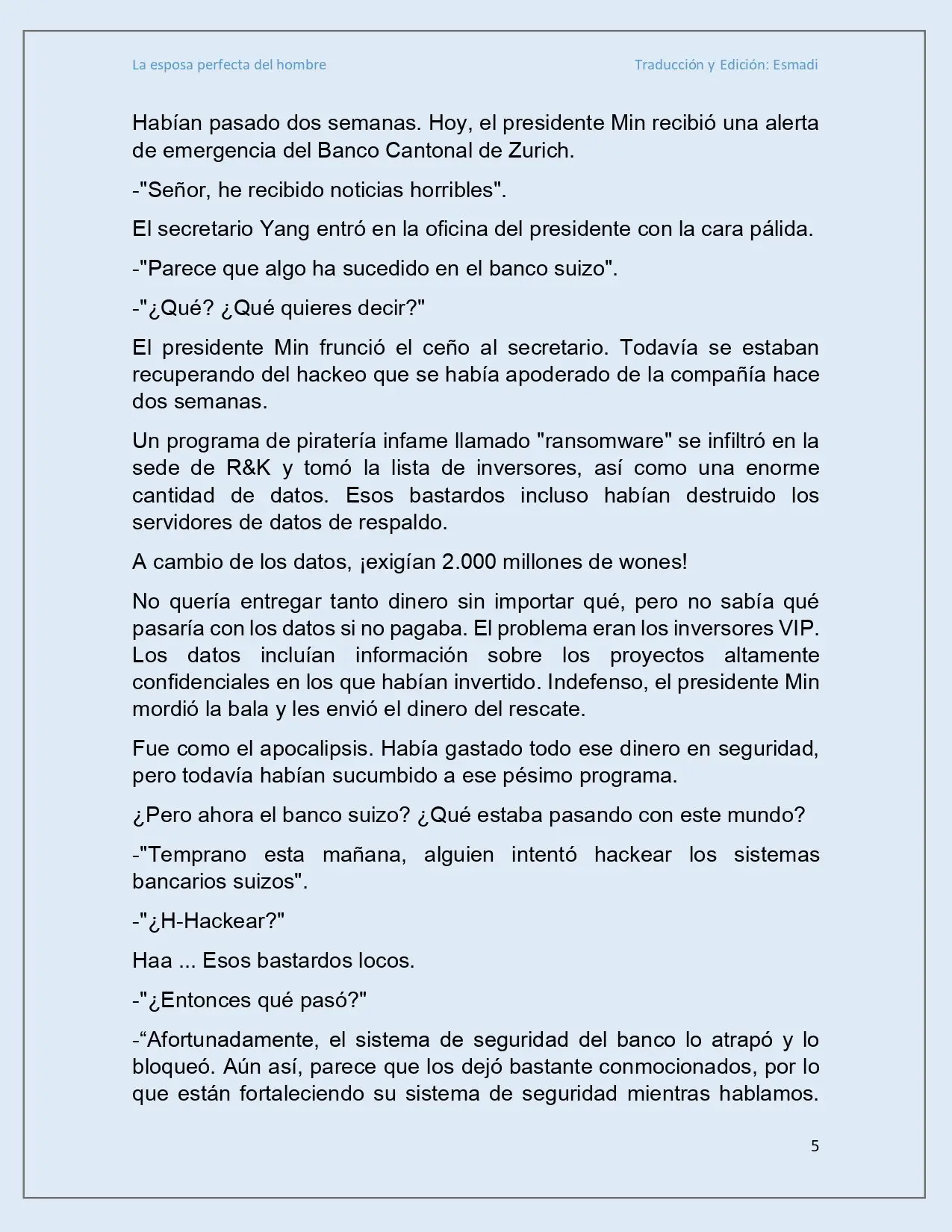 La esposa perfecta del hombre - Capítulo 29 - Página 4 - LectorTMOo