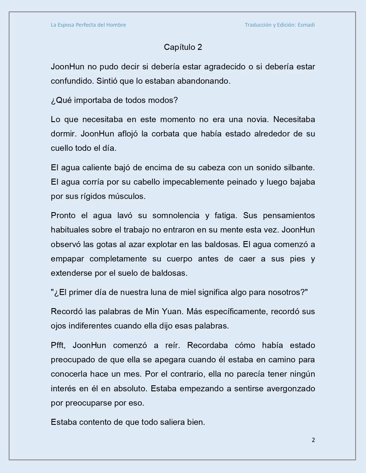 La esposa perfecta del hombre - Capítulo 3 - Página 2 - LectorTMOo