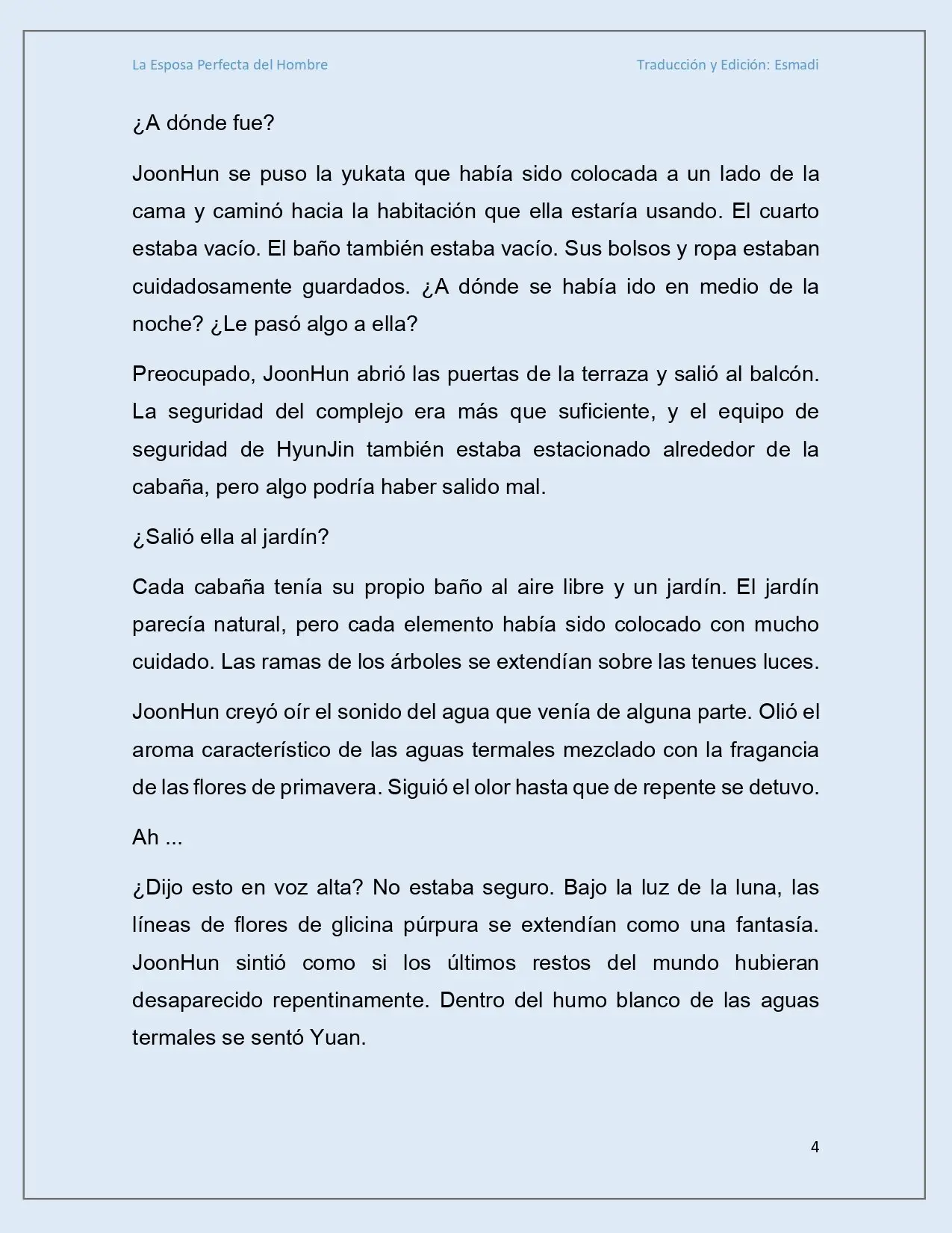 La esposa perfecta del hombre - Capítulo 3 - Página 4 - LectorTMOo