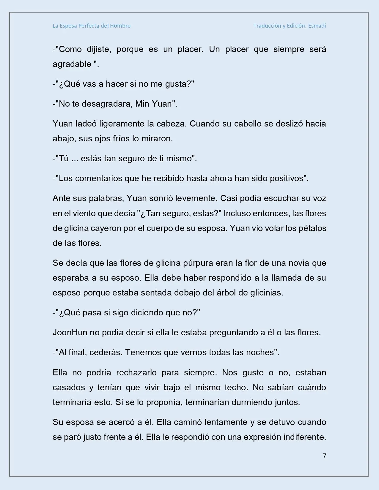 La esposa perfecta del hombre - Capítulo 3 - Página 7 - LectorTMOo