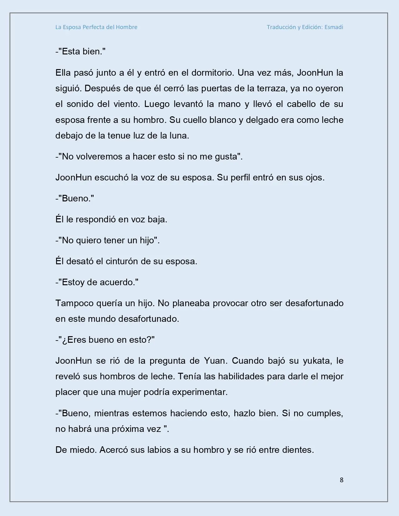 La esposa perfecta del hombre - Capítulo 3 - Página 8 - LectorTMOo
