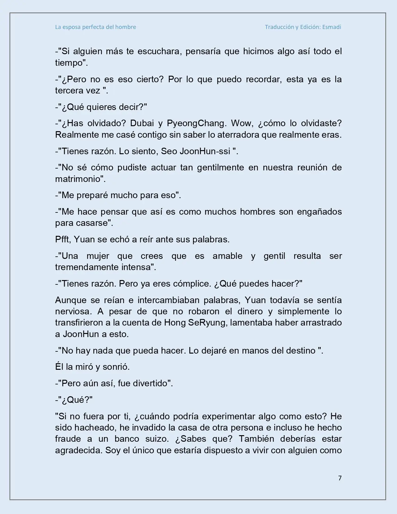 La esposa perfecta del hombre - Capítulo 31 - Página 7 - LectorTMOo
