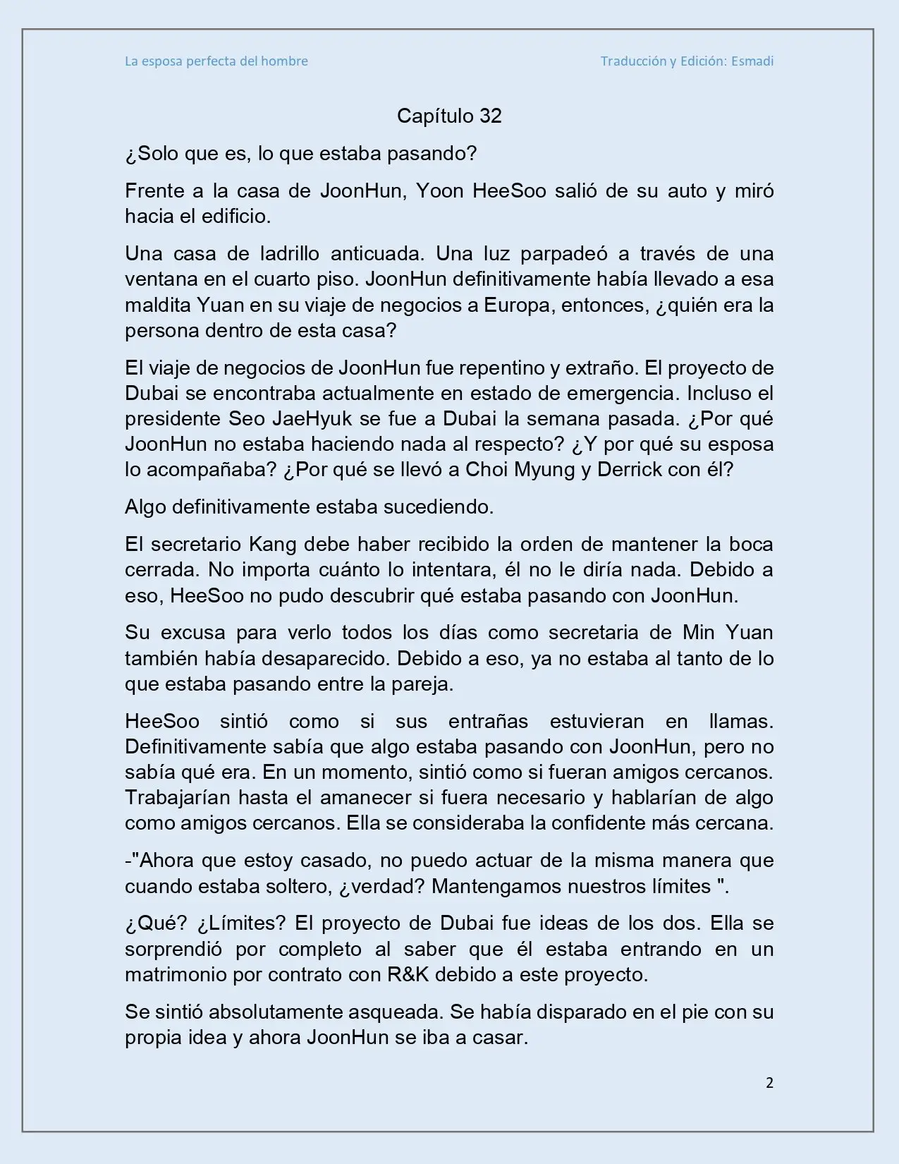 La esposa perfecta del hombre - Capítulo 33 - Página 2 - LectorTMOo
