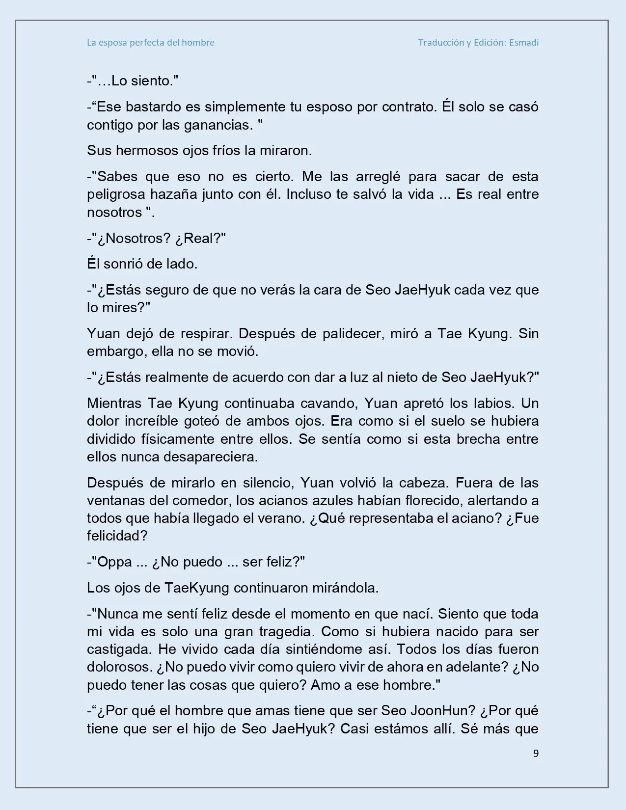La esposa perfecta del hombre - Capítulo 33 - Página 9 - LectorTMOo