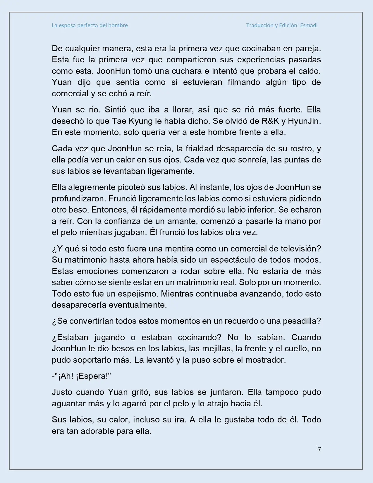 La esposa perfecta del hombre - Capítulo 34 - Página 7 - LectorTMOo