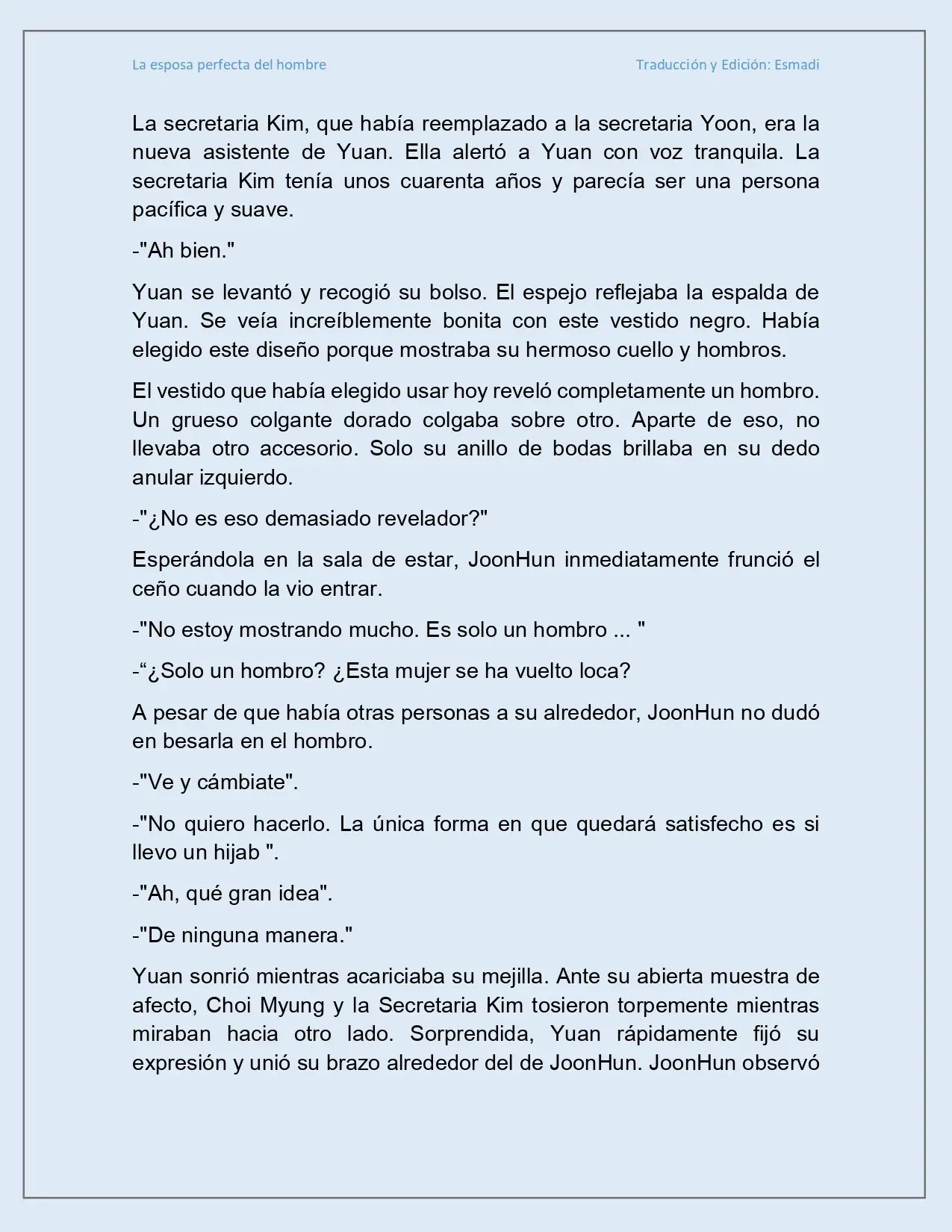 La esposa perfecta del hombre - Capítulo 35 - Página 4 - LectorTMOo